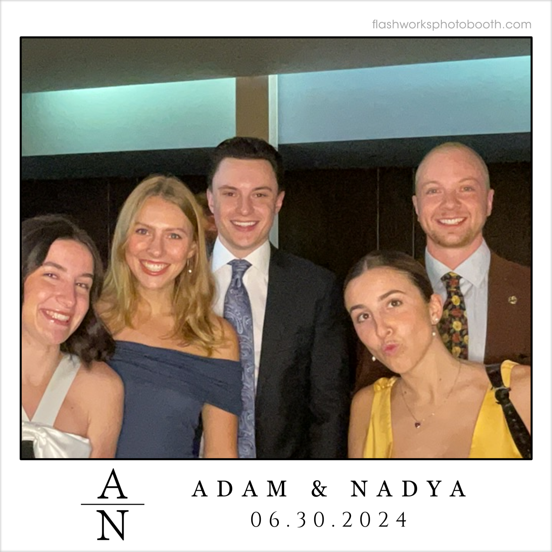 Adam & Nadya's Wedding | View more photos from the event at gallery.flashworksphotobooth.com/u/FlashworksPhotoboothInc/Adam-Nadyas-Wedding