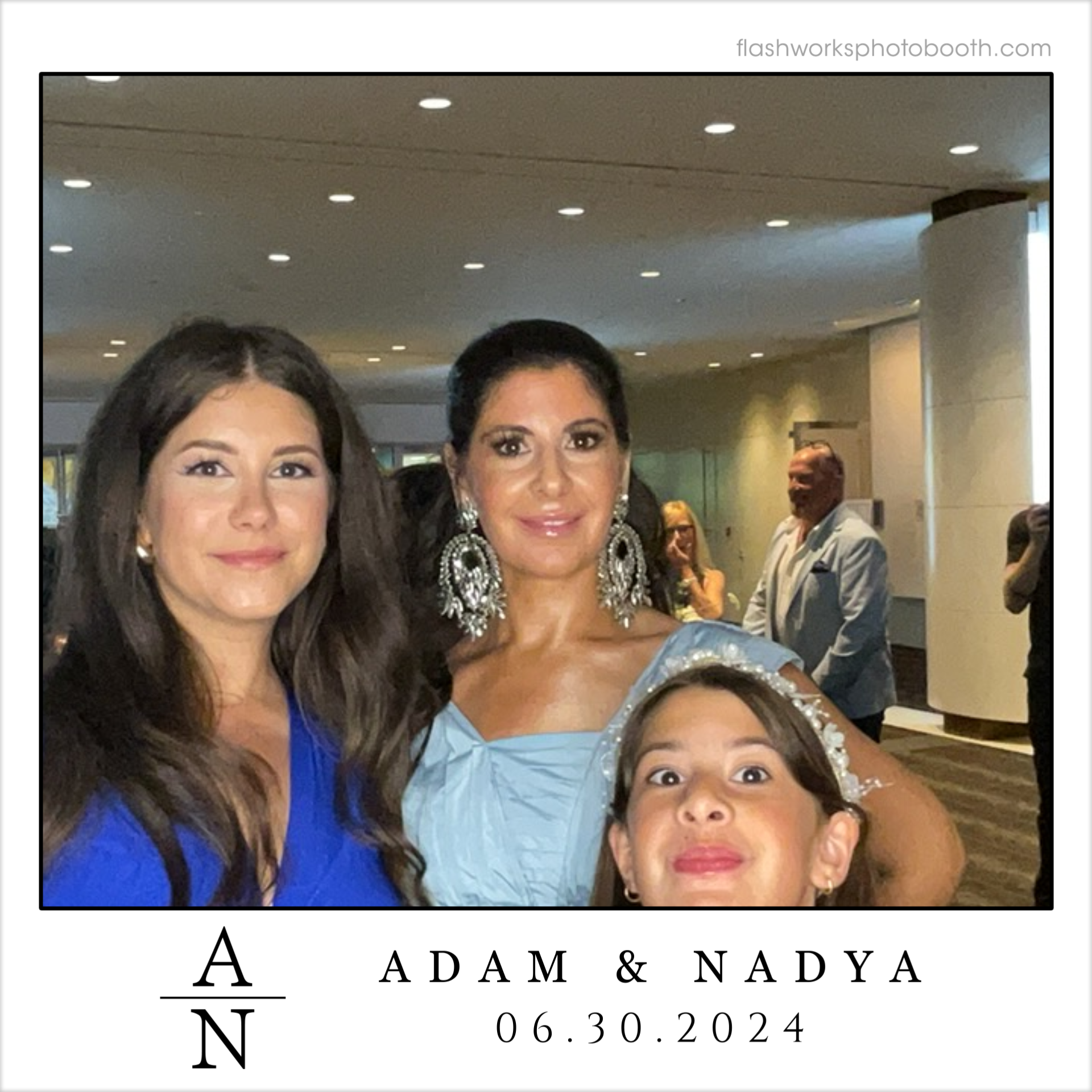 Adam & Nadya's Wedding | View more photos from the event at gallery.flashworksphotobooth.com/u/FlashworksPhotoboothInc/Adam-Nadyas-Wedding