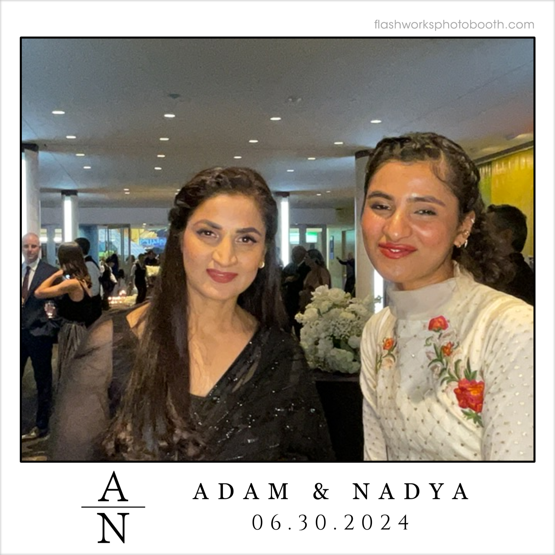 Adam & Nadya's Wedding | View more photos from the event at gallery.flashworksphotobooth.com/u/FlashworksPhotoboothInc/Adam-Nadyas-Wedding