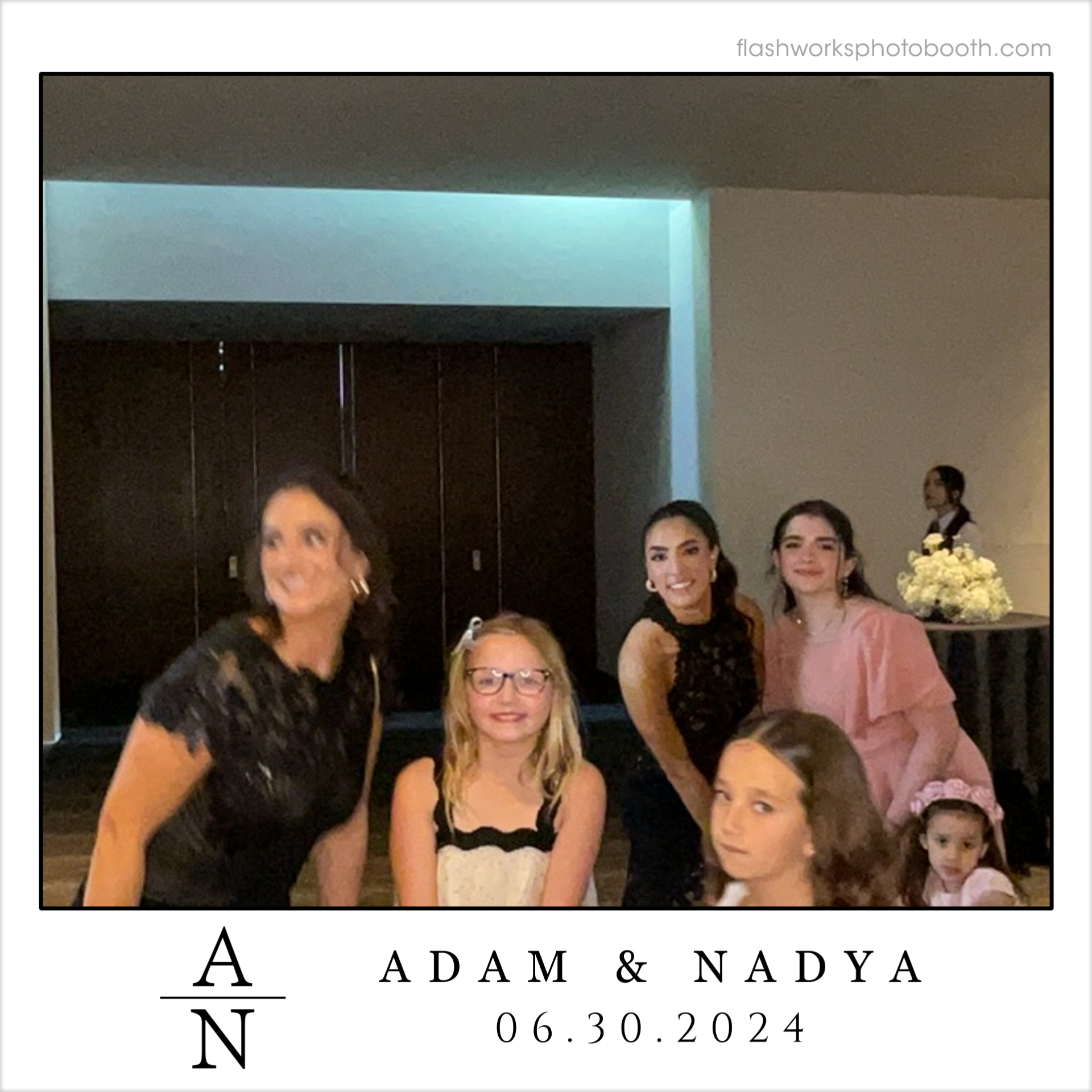 Adam & Nadya's Wedding | View more photos from the event at gallery.flashworksphotobooth.com/u/FlashworksPhotoboothInc/Adam-Nadyas-Wedding