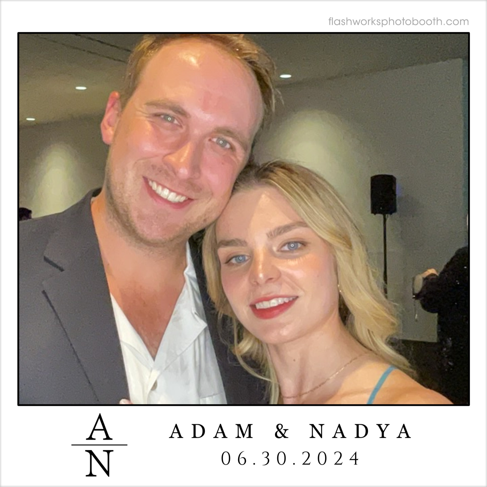 Adam & Nadya's Wedding | View more photos from the event at gallery.flashworksphotobooth.com/u/FlashworksPhotoboothInc/Adam-Nadyas-Wedding