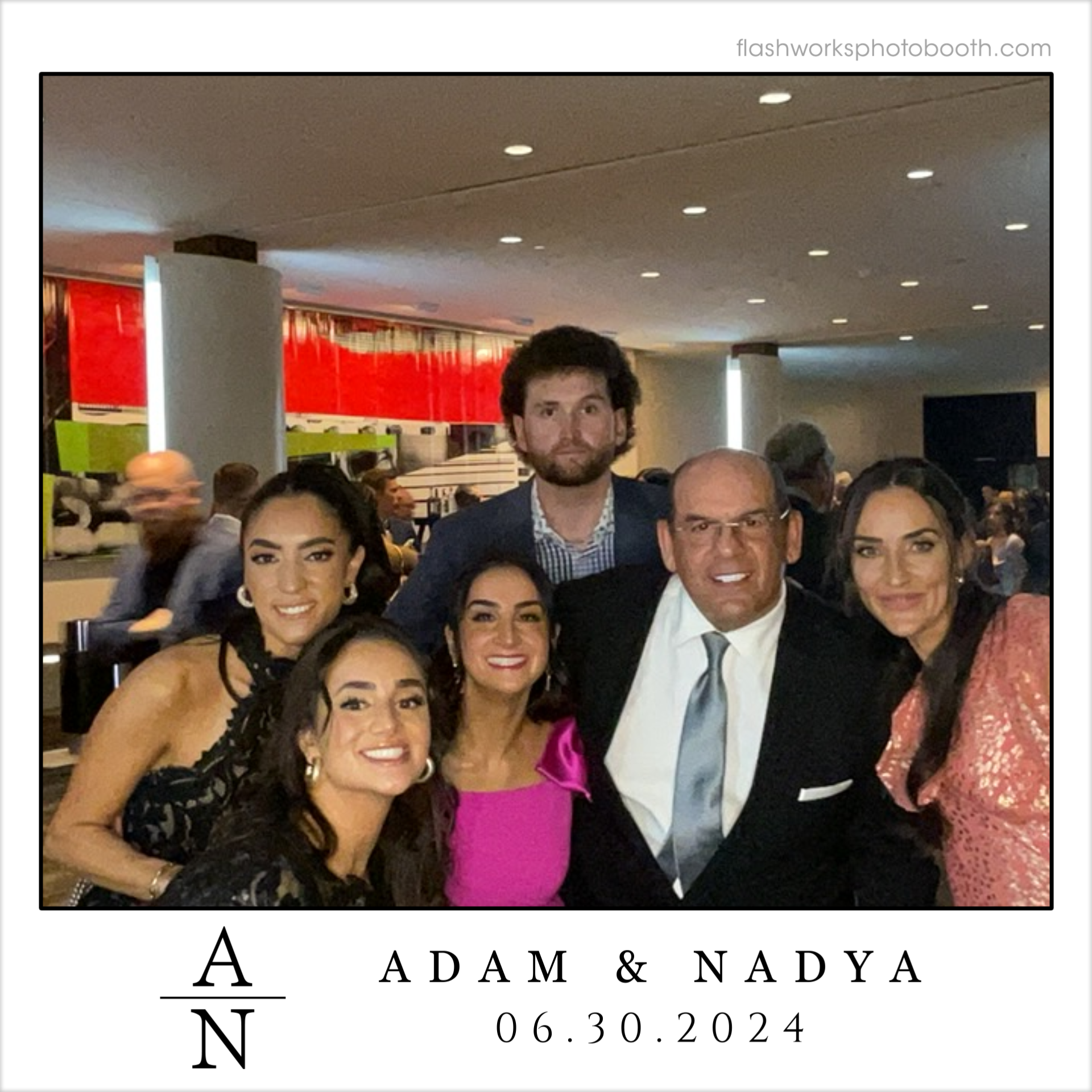 Adam & Nadya's Wedding | View more photos from the event at gallery.flashworksphotobooth.com/u/FlashworksPhotoboothInc/Adam-Nadyas-Wedding