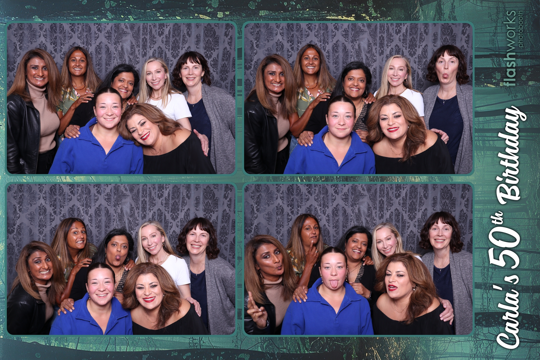 Carla's 50th Birthday | View more photos from the event at gallery.flashworksphotobooth.com/u/FlashworksPhotoboothInc/Carlas-50th-Birthday