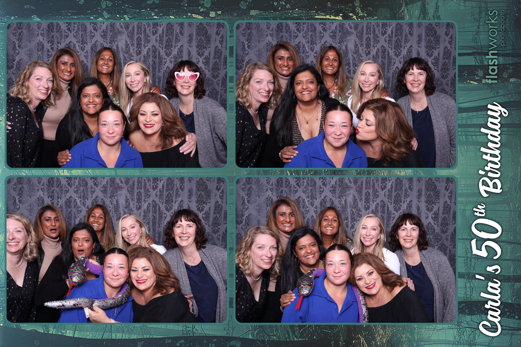 Carla's 50th Birthday | View more photos from the event at gallery.flashworksphotobooth.com/u/FlashworksPhotoboothInc/Carlas-50th-Birthday
