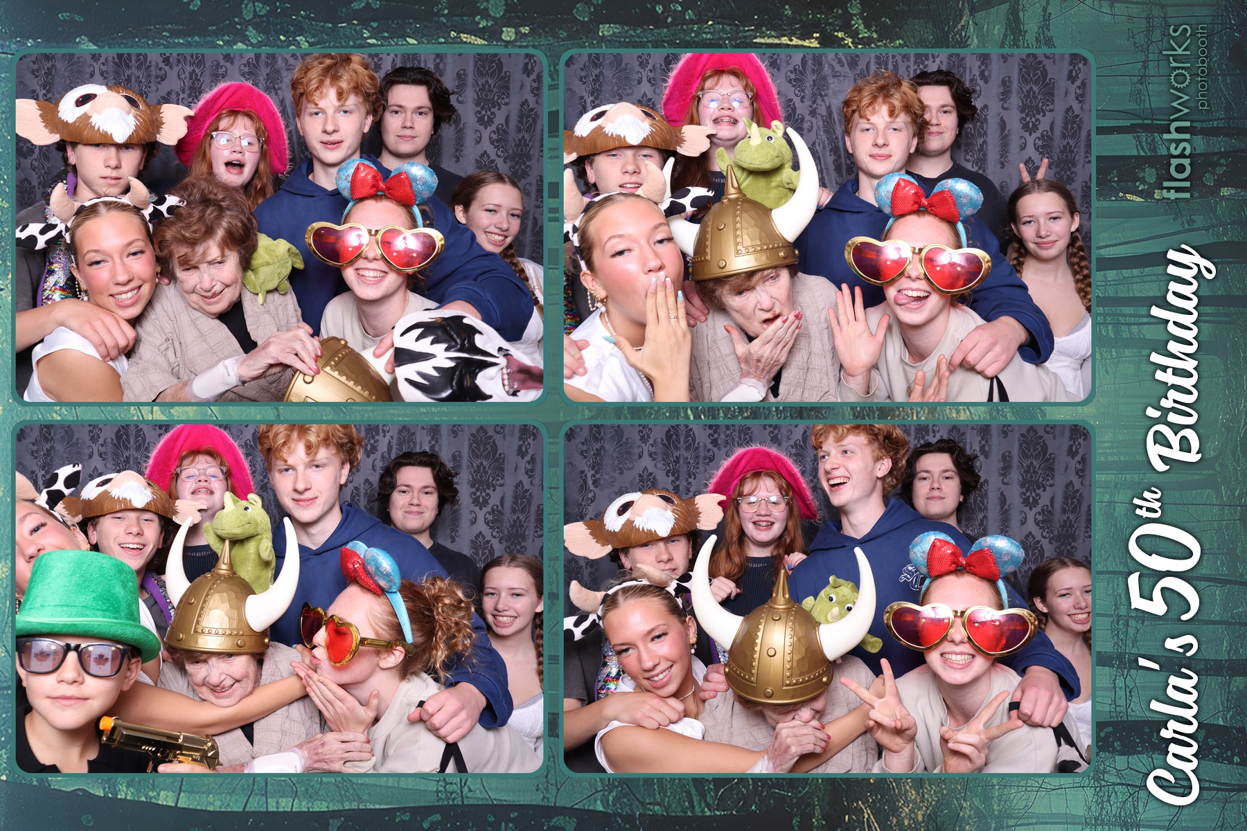 Carla's 50th Birthday | View more photos from the event at gallery.flashworksphotobooth.com/u/FlashworksPhotoboothInc/Carlas-50th-Birthday