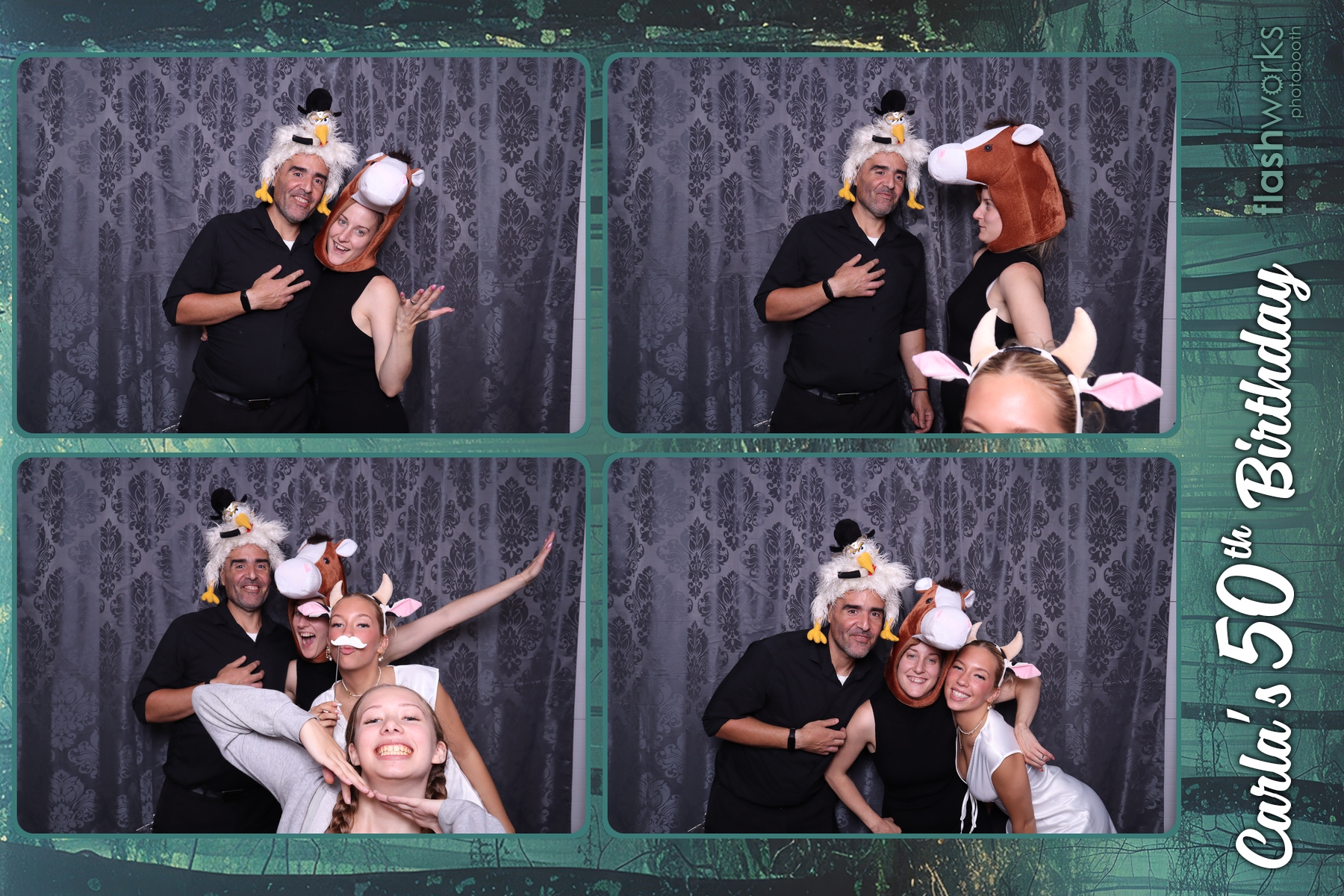 Carla's 50th Birthday | View more photos from the event at gallery.flashworksphotobooth.com/u/FlashworksPhotoboothInc/Carlas-50th-Birthday