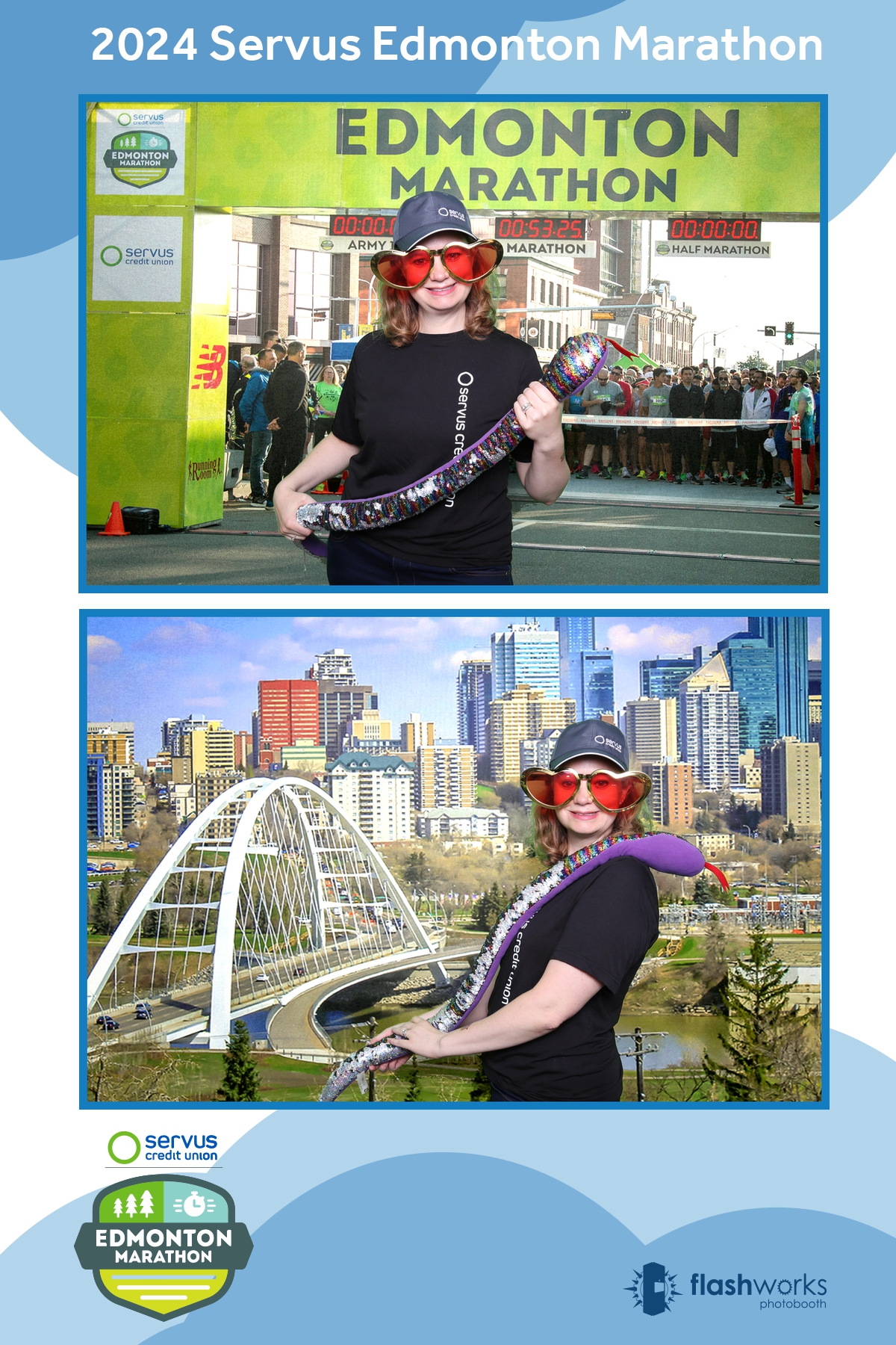 Servus Edmonton Marathon | View more photos from the event at gallery.flashworksphotobooth.com/u/FlashworksPhotoboothInc/Servus-Edmonton-Marathon-0