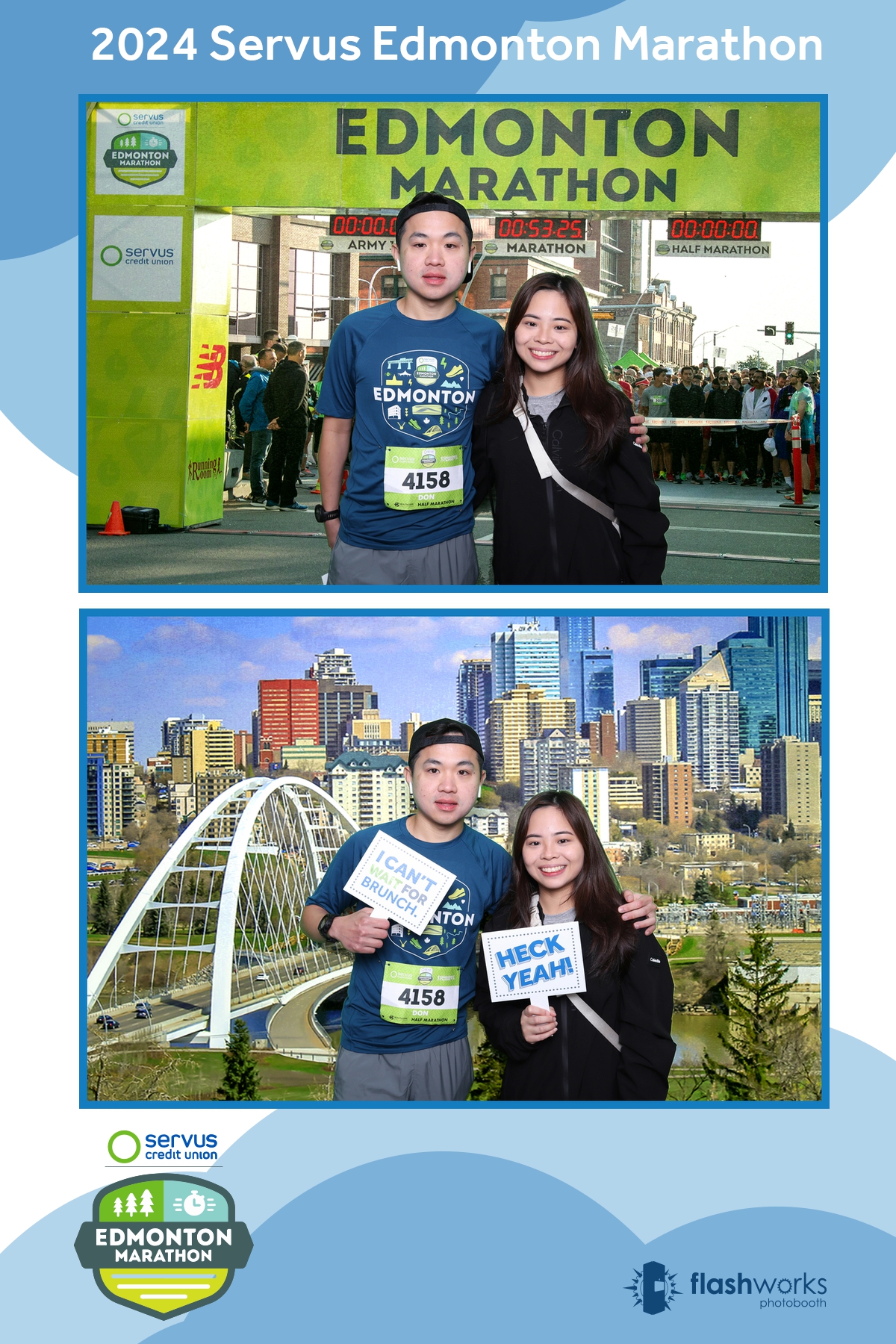 Servus Edmonton Marathon | View more photos from the event at gallery.flashworksphotobooth.com/u/FlashworksPhotoboothInc/Servus-Edmonton-Marathon-0