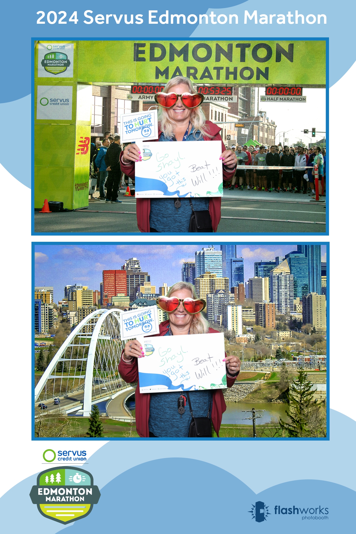 Servus Edmonton Marathon | View more photos from the event at gallery.flashworksphotobooth.com/u/FlashworksPhotoboothInc/Servus-Edmonton-Marathon-0