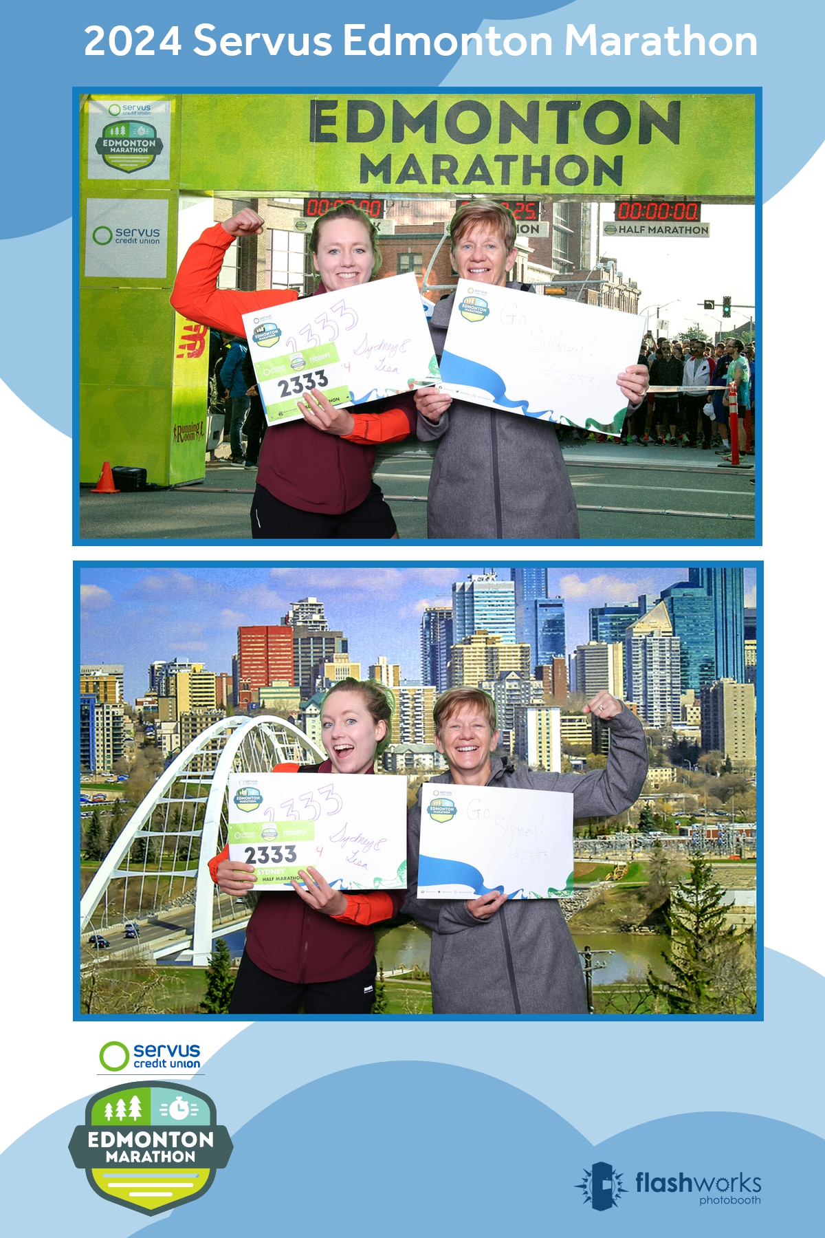 Servus Edmonton Marathon | View more photos from the event at gallery.flashworksphotobooth.com/u/FlashworksPhotoboothInc/Servus-Edmonton-Marathon-0