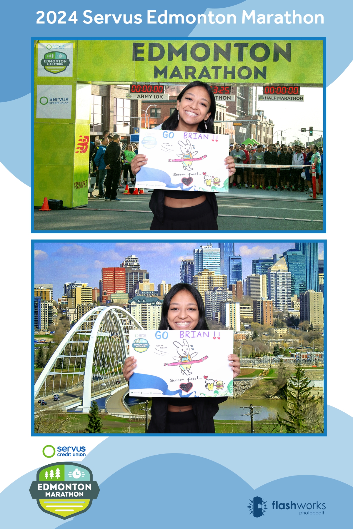 Servus Edmonton Marathon | View more photos from the event at gallery.flashworksphotobooth.com/u/FlashworksPhotoboothInc/Servus-Edmonton-Marathon-0