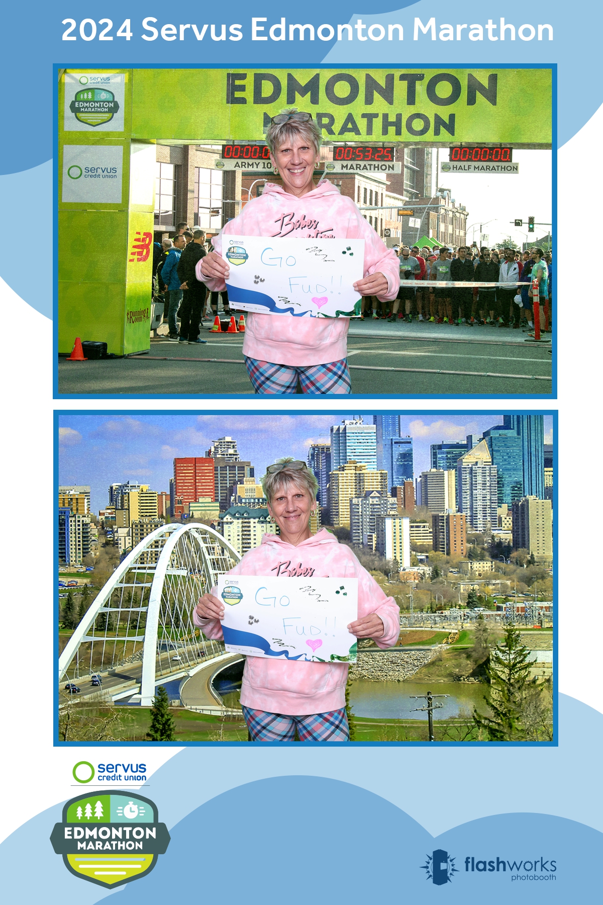 Servus Edmonton Marathon | View more photos from the event at gallery.flashworksphotobooth.com/u/FlashworksPhotoboothInc/Servus-Edmonton-Marathon-0