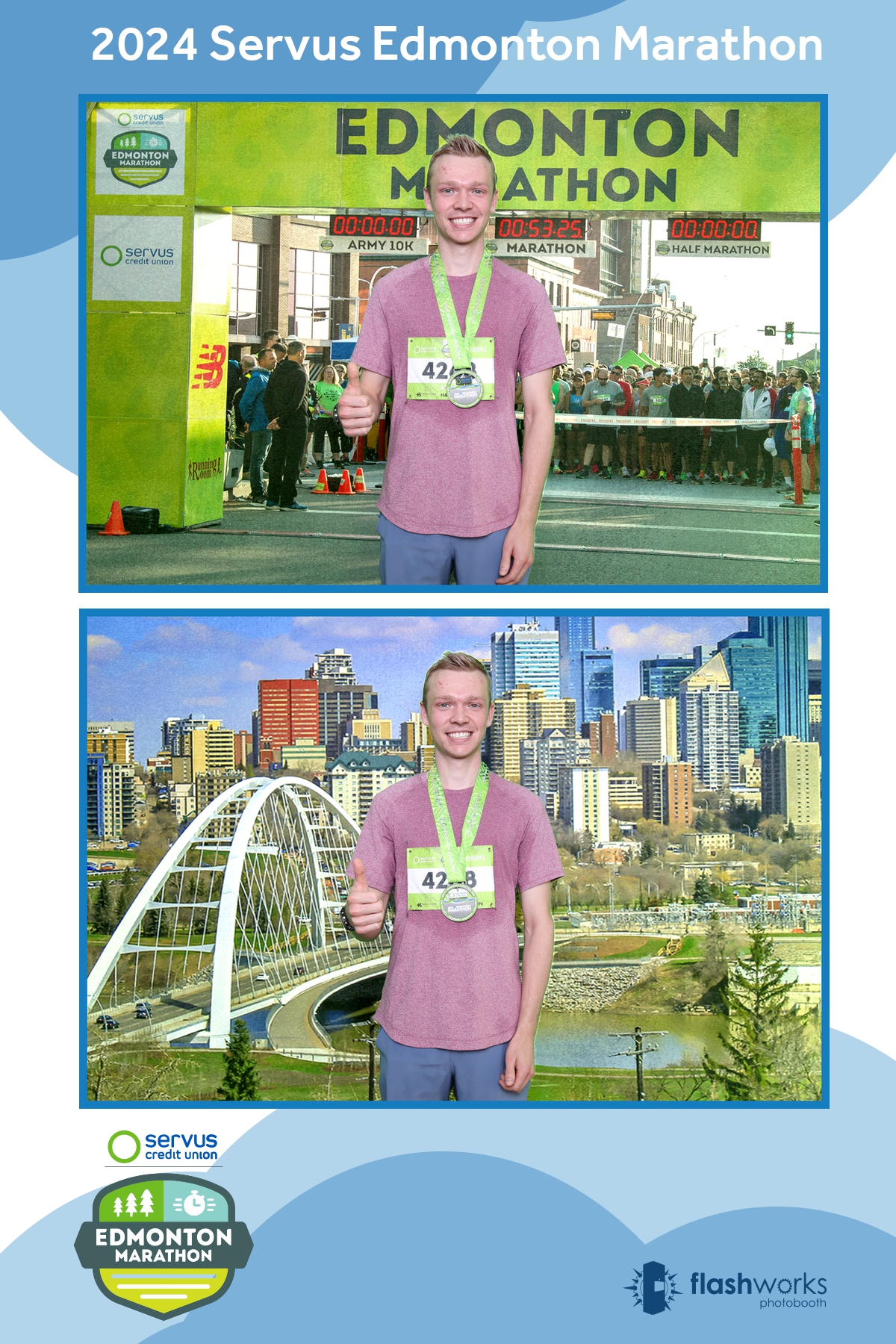 Servus Edmonton Marathon | View more photos from the event at gallery.flashworksphotobooth.com/u/FlashworksPhotoboothInc/Servus-Edmonton-Marathon-0