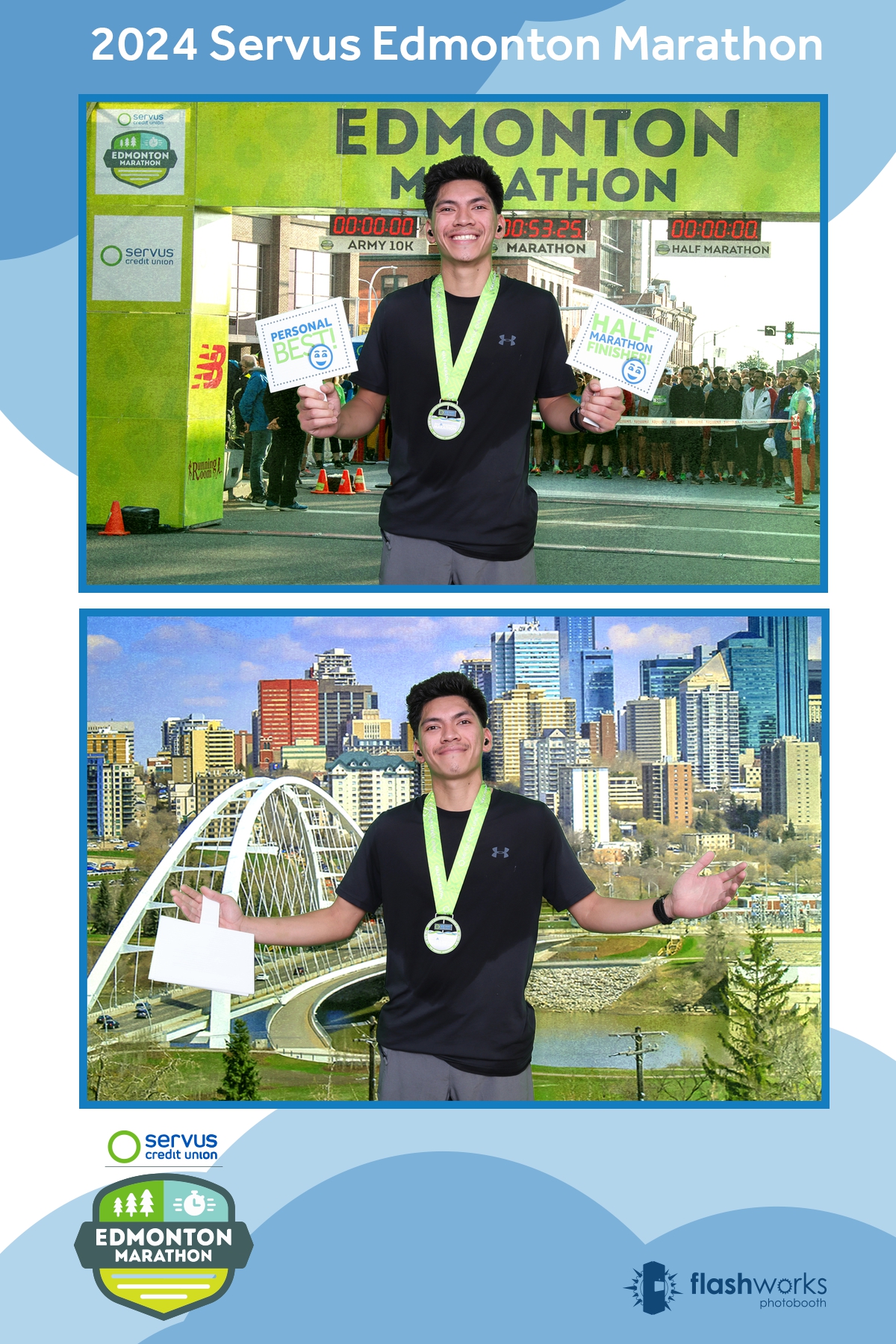 Servus Edmonton Marathon | View more photos from the event at gallery.flashworksphotobooth.com/u/FlashworksPhotoboothInc/Servus-Edmonton-Marathon-0
