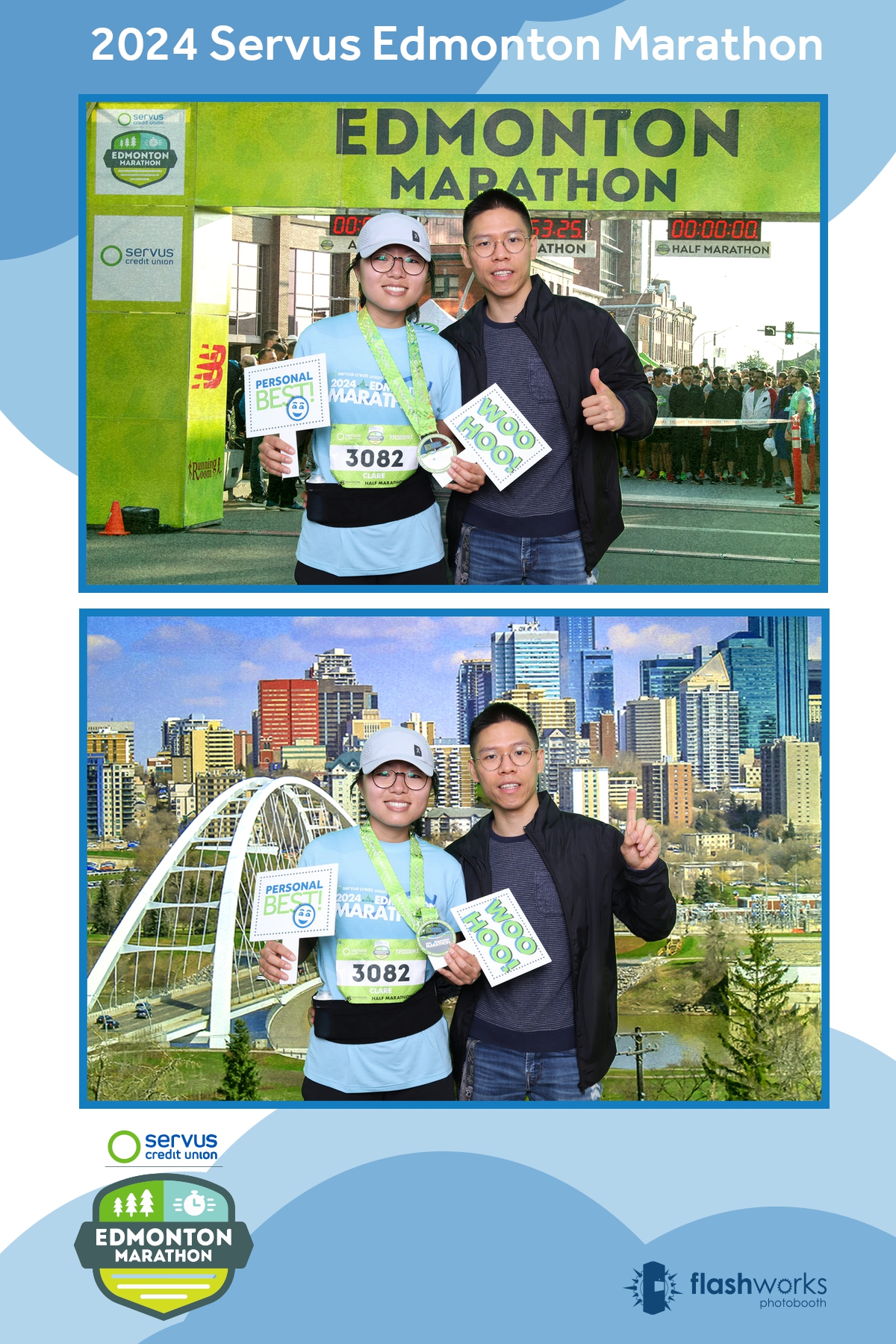 Servus Edmonton Marathon | View more photos from the event at gallery.flashworksphotobooth.com/u/FlashworksPhotoboothInc/Servus-Edmonton-Marathon-0