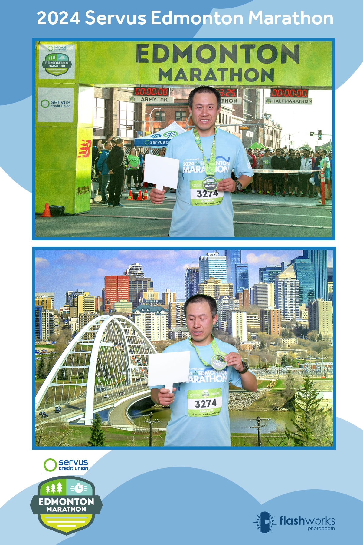 Servus Edmonton Marathon | View more photos from the event at gallery.flashworksphotobooth.com/u/FlashworksPhotoboothInc/Servus-Edmonton-Marathon-0