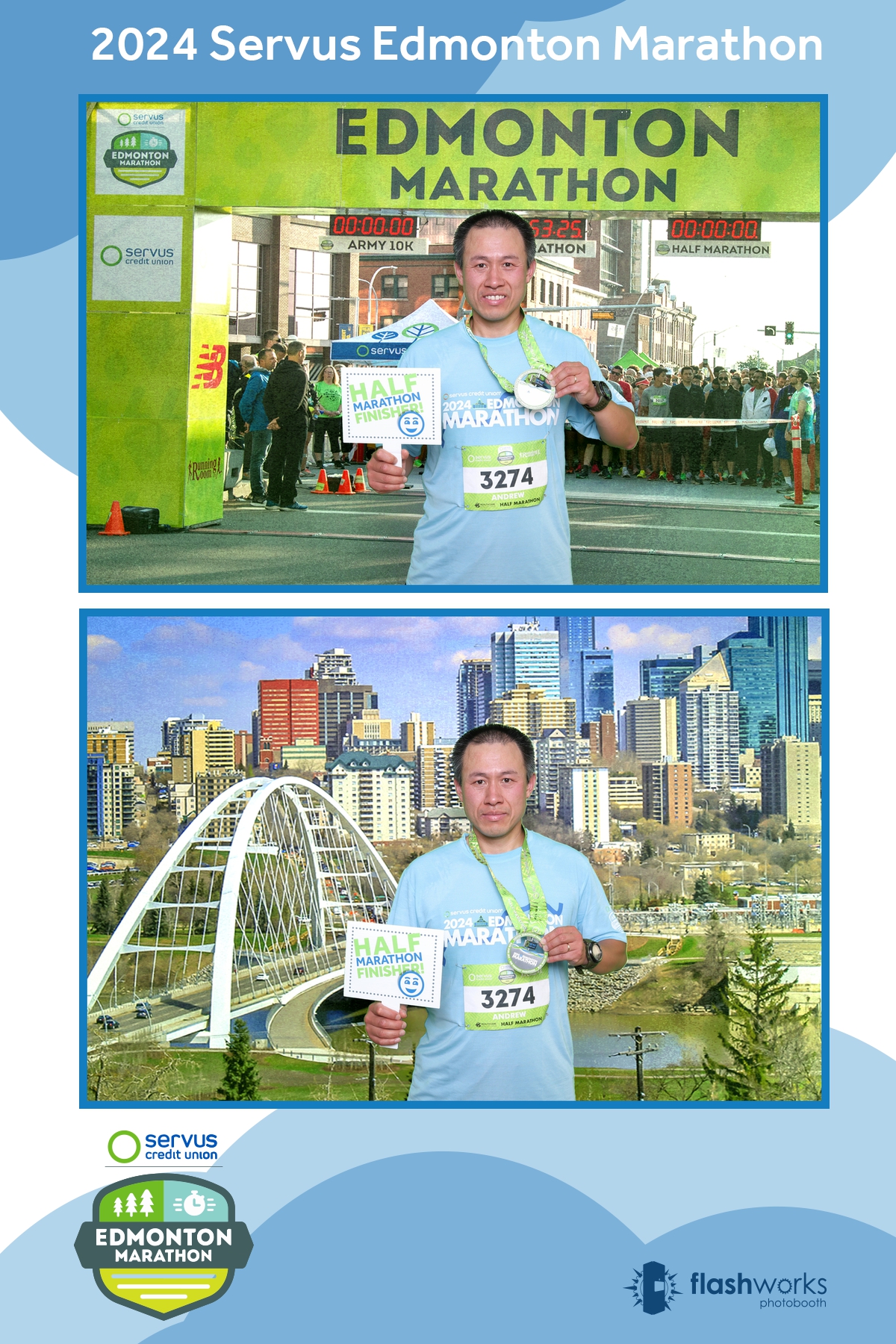Servus Edmonton Marathon | View more photos from the event at gallery.flashworksphotobooth.com/u/FlashworksPhotoboothInc/Servus-Edmonton-Marathon-0