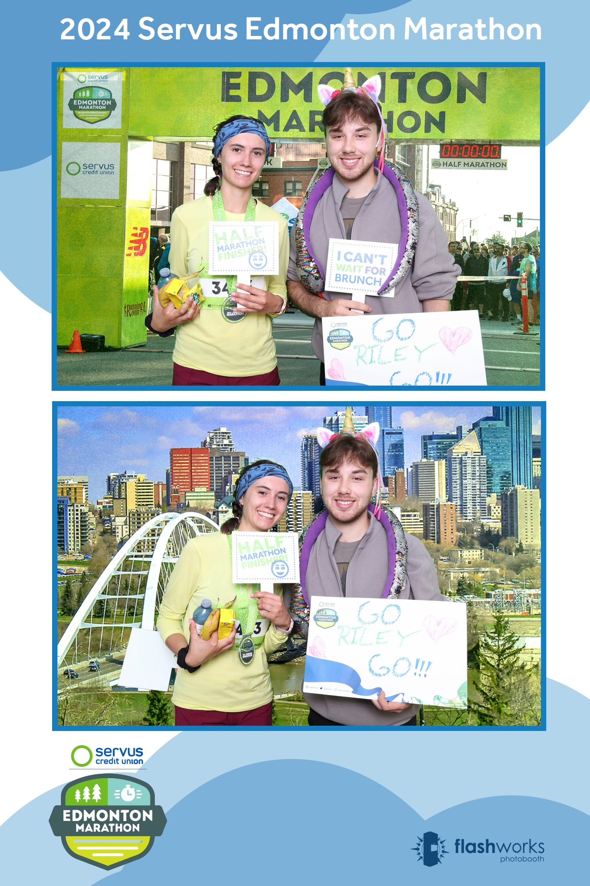 Servus Edmonton Marathon | View more photos from the event at gallery.flashworksphotobooth.com/u/FlashworksPhotoboothInc/Servus-Edmonton-Marathon-0