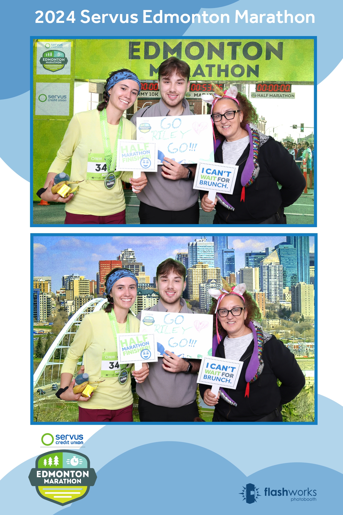 Servus Edmonton Marathon | View more photos from the event at gallery.flashworksphotobooth.com/u/FlashworksPhotoboothInc/Servus-Edmonton-Marathon-0