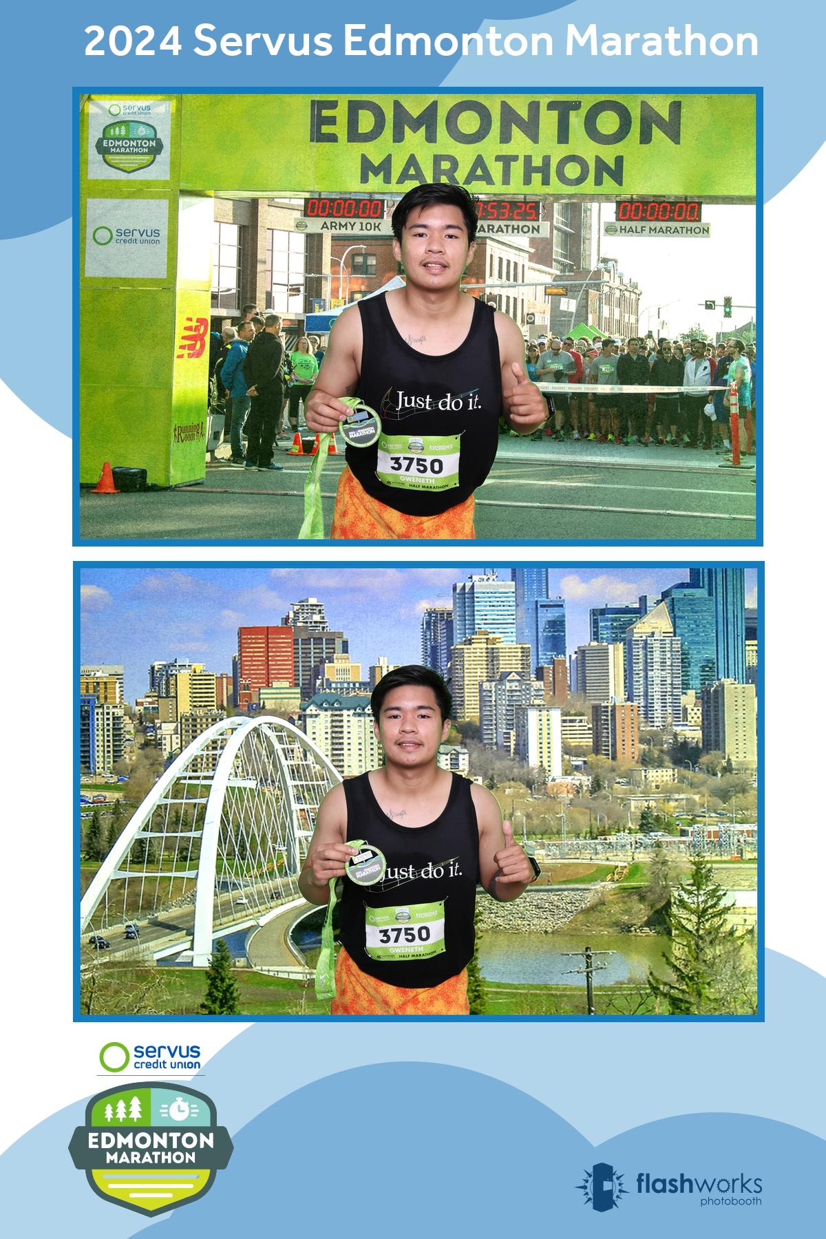Servus Edmonton Marathon | View more photos from the event at gallery.flashworksphotobooth.com/u/FlashworksPhotoboothInc/Servus-Edmonton-Marathon-0