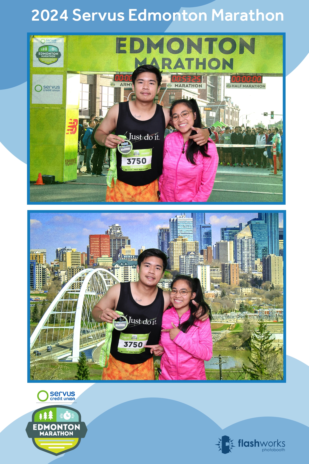 Servus Edmonton Marathon | View more photos from the event at gallery.flashworksphotobooth.com/u/FlashworksPhotoboothInc/Servus-Edmonton-Marathon-0