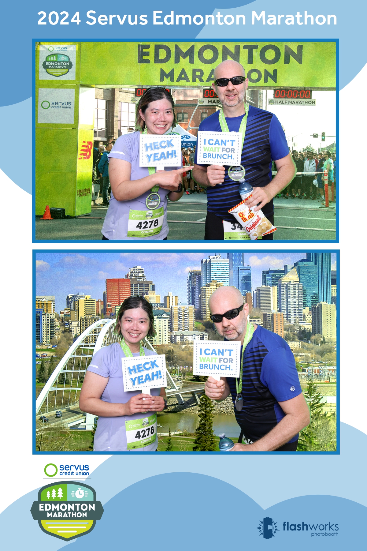 Servus Edmonton Marathon | View more photos from the event at gallery.flashworksphotobooth.com/u/FlashworksPhotoboothInc/Servus-Edmonton-Marathon-0