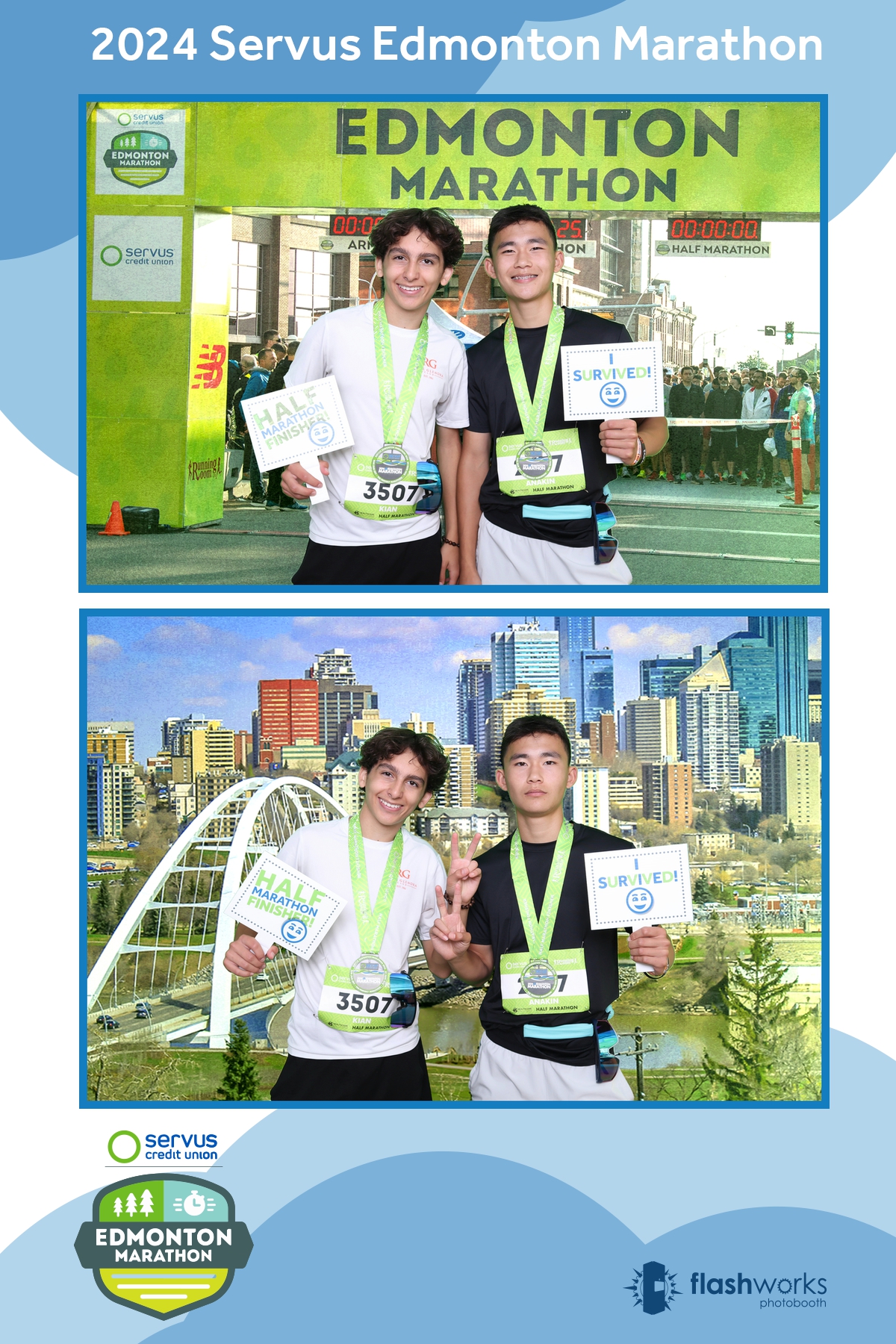Servus Edmonton Marathon | View more photos from the event at gallery.flashworksphotobooth.com/u/FlashworksPhotoboothInc/Servus-Edmonton-Marathon-0