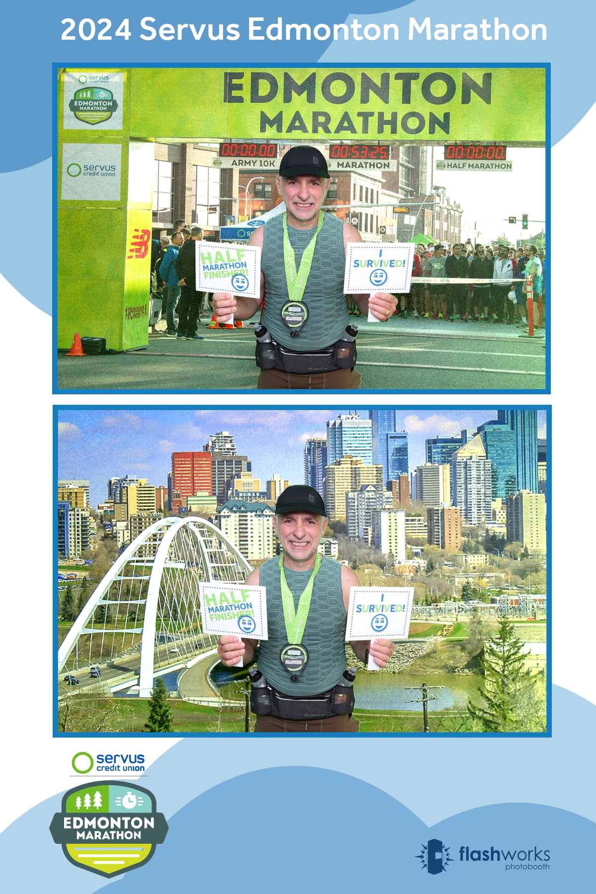 Servus Edmonton Marathon | View more photos from the event at gallery.flashworksphotobooth.com/u/FlashworksPhotoboothInc/Servus-Edmonton-Marathon-0