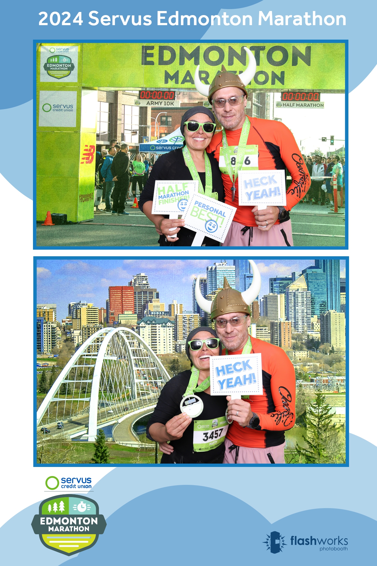 Servus Edmonton Marathon | View more photos from the event at gallery.flashworksphotobooth.com/u/FlashworksPhotoboothInc/Servus-Edmonton-Marathon-0