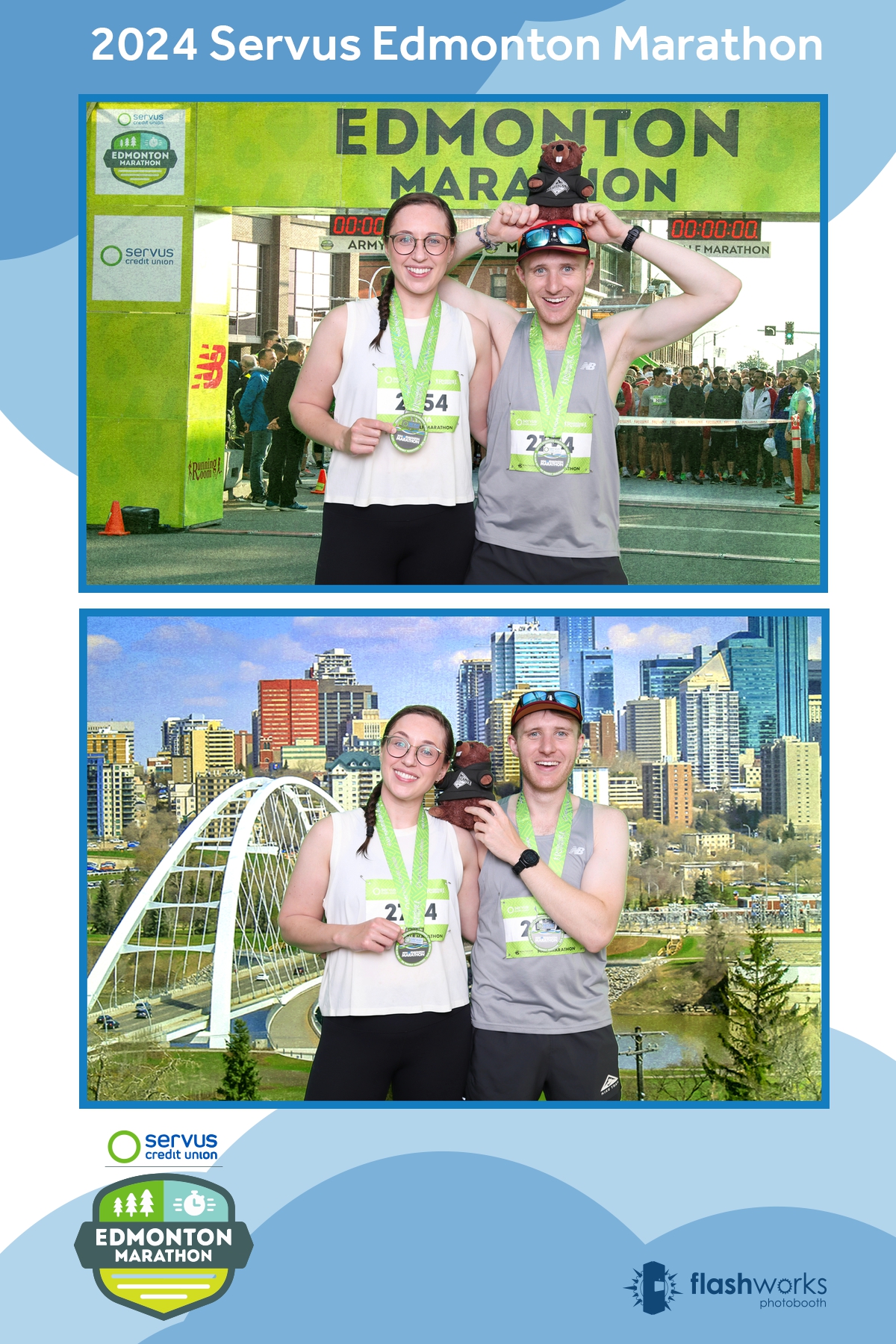 Servus Edmonton Marathon | View more photos from the event at gallery.flashworksphotobooth.com/u/FlashworksPhotoboothInc/Servus-Edmonton-Marathon-0