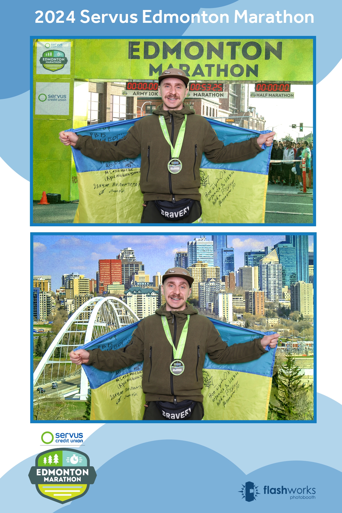 Servus Edmonton Marathon | View more photos from the event at gallery.flashworksphotobooth.com/u/FlashworksPhotoboothInc/Servus-Edmonton-Marathon-0