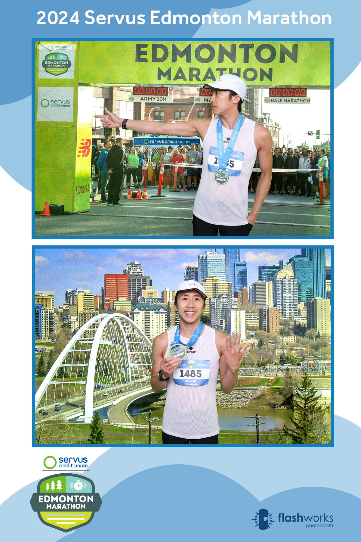 Servus Edmonton Marathon | View more photos from the event at gallery.flashworksphotobooth.com/u/FlashworksPhotoboothInc/Servus-Edmonton-Marathon-0