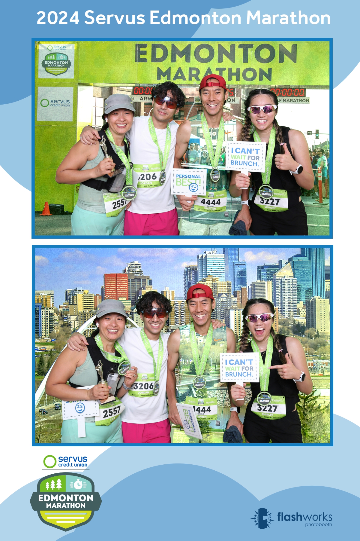 Servus Edmonton Marathon | View more photos from the event at gallery.flashworksphotobooth.com/u/FlashworksPhotoboothInc/Servus-Edmonton-Marathon-0