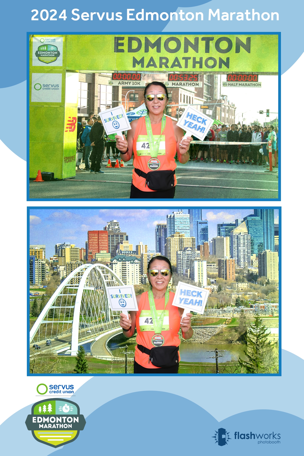 Servus Edmonton Marathon | View more photos from the event at gallery.flashworksphotobooth.com/u/FlashworksPhotoboothInc/Servus-Edmonton-Marathon-0