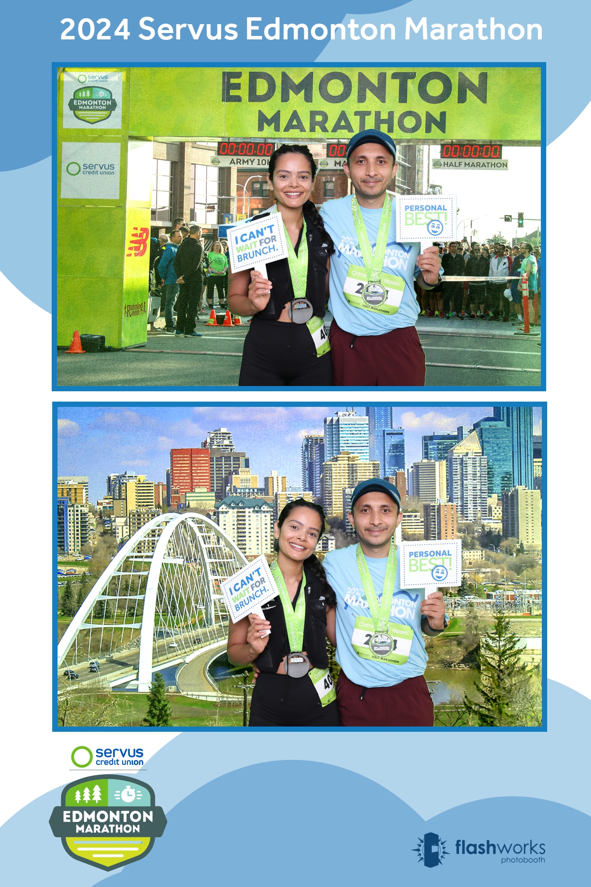 Servus Edmonton Marathon | View more photos from the event at gallery.flashworksphotobooth.com/u/FlashworksPhotoboothInc/Servus-Edmonton-Marathon-0