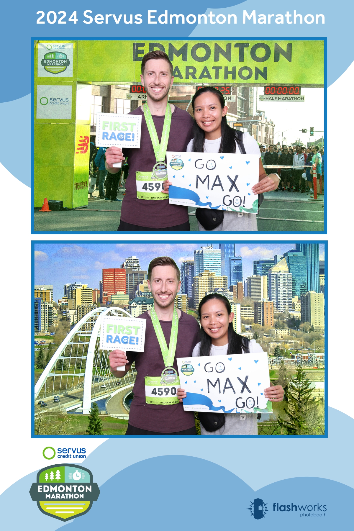 Servus Edmonton Marathon | View more photos from the event at gallery.flashworksphotobooth.com/u/FlashworksPhotoboothInc/Servus-Edmonton-Marathon-0