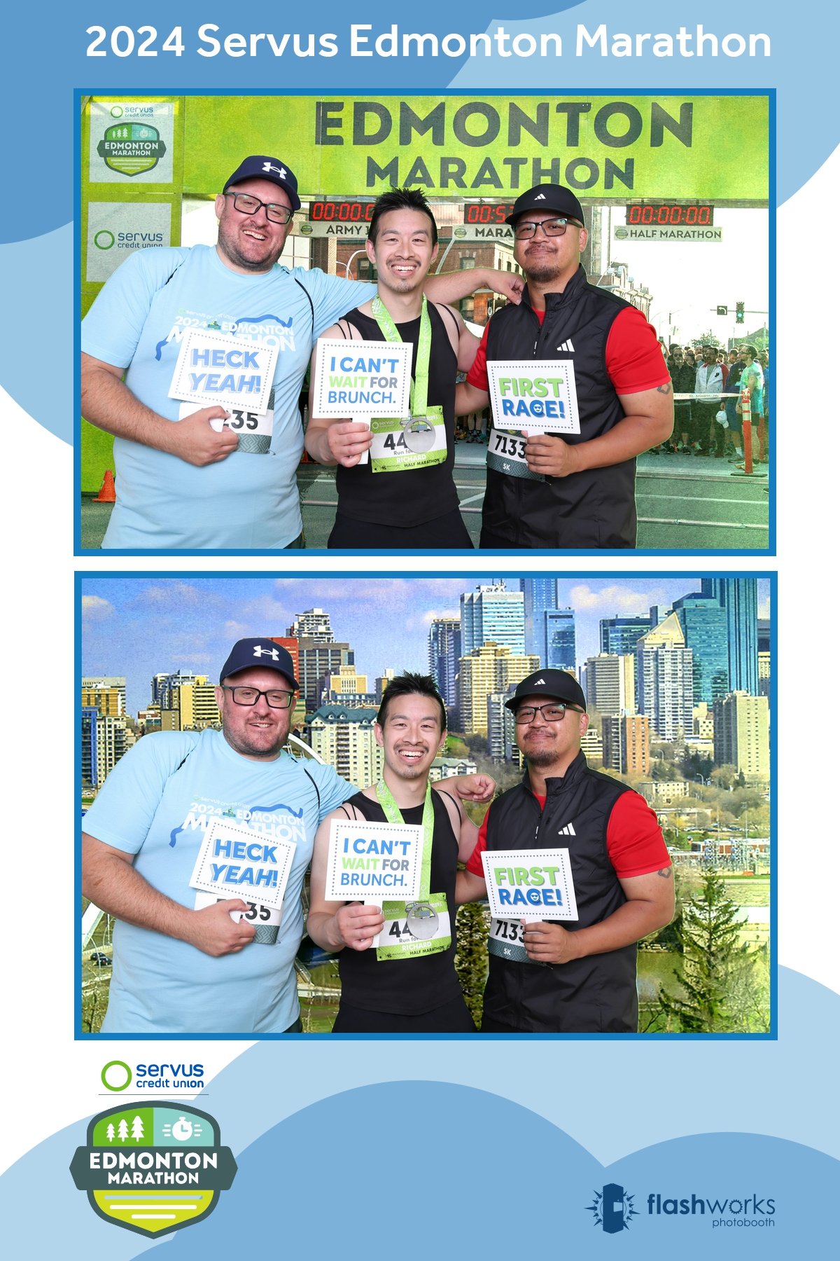 Servus Edmonton Marathon | View more photos from the event at gallery.flashworksphotobooth.com/u/FlashworksPhotoboothInc/Servus-Edmonton-Marathon-0