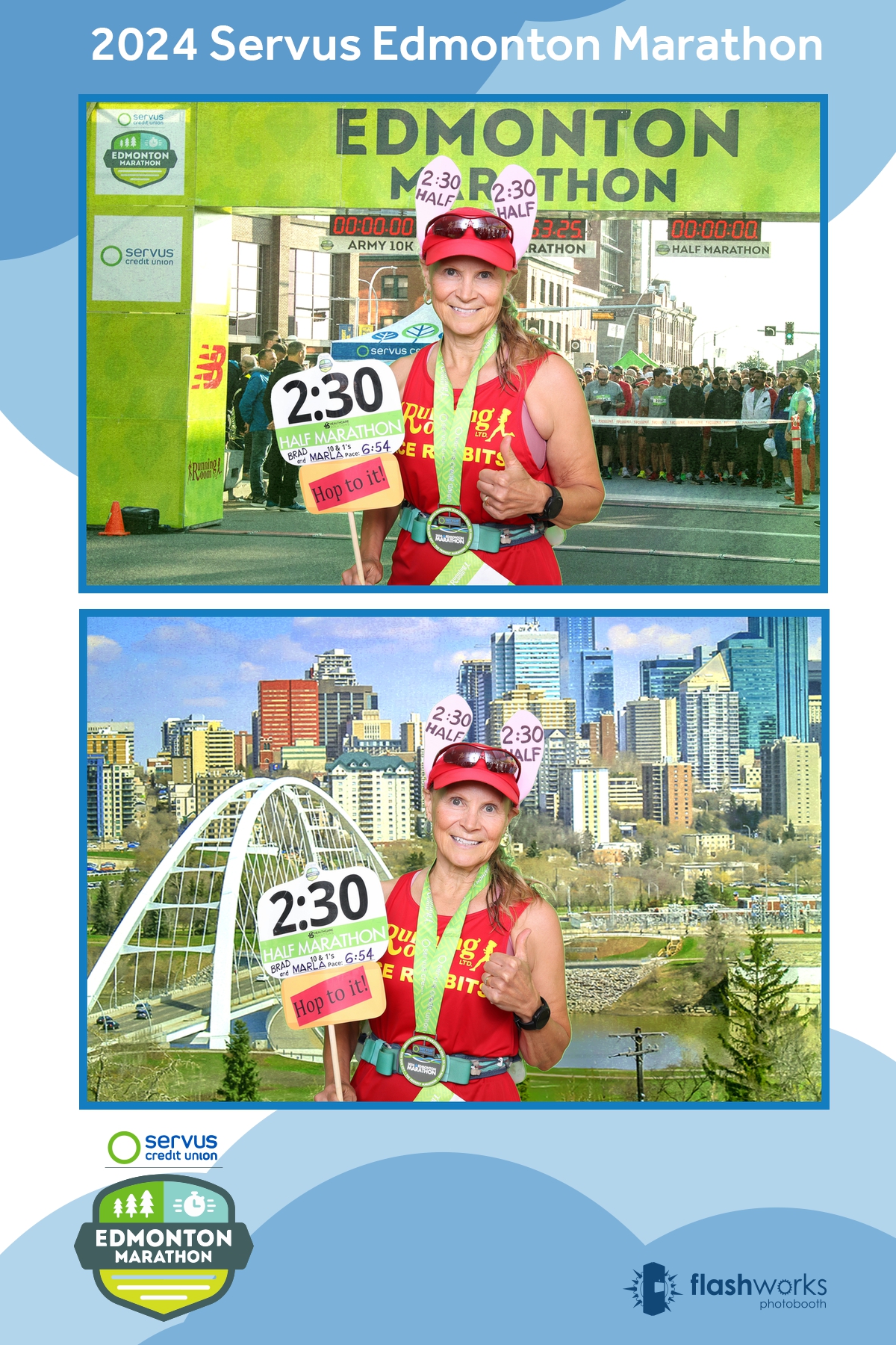Servus Edmonton Marathon | View more photos from the event at gallery.flashworksphotobooth.com/u/FlashworksPhotoboothInc/Servus-Edmonton-Marathon-0