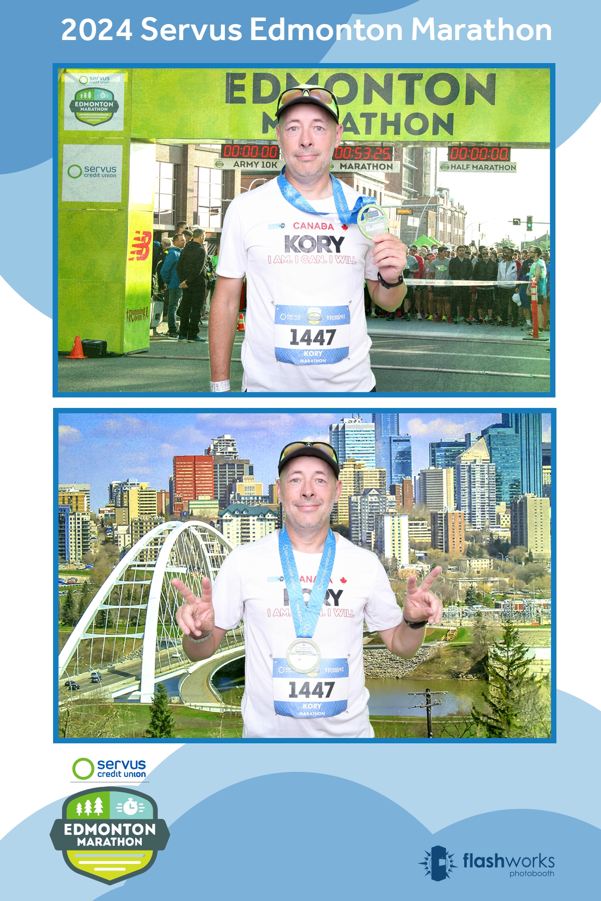 Servus Edmonton Marathon | View more photos from the event at gallery.flashworksphotobooth.com/u/FlashworksPhotoboothInc/Servus-Edmonton-Marathon-0