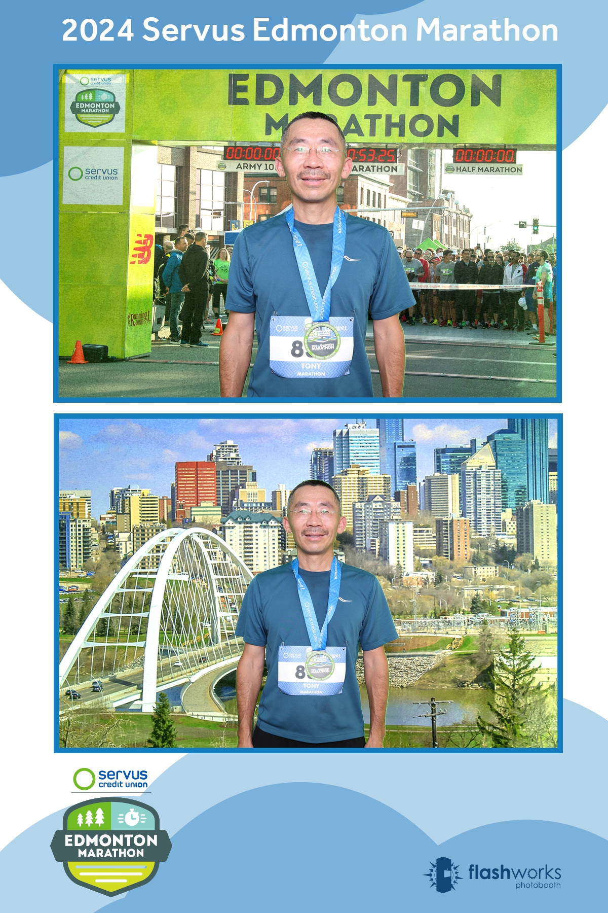 Servus Edmonton Marathon | View more photos from the event at gallery.flashworksphotobooth.com/u/FlashworksPhotoboothInc/Servus-Edmonton-Marathon-0
