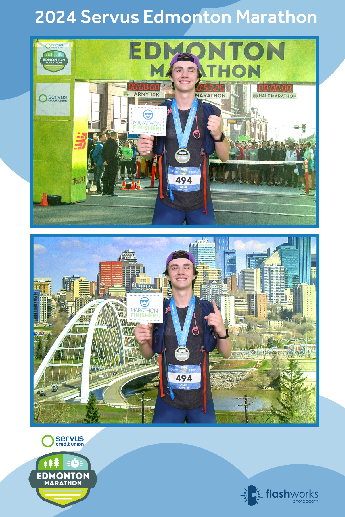 Servus Edmonton Marathon | View more photos from the event at gallery.flashworksphotobooth.com/u/FlashworksPhotoboothInc/Servus-Edmonton-Marathon-0