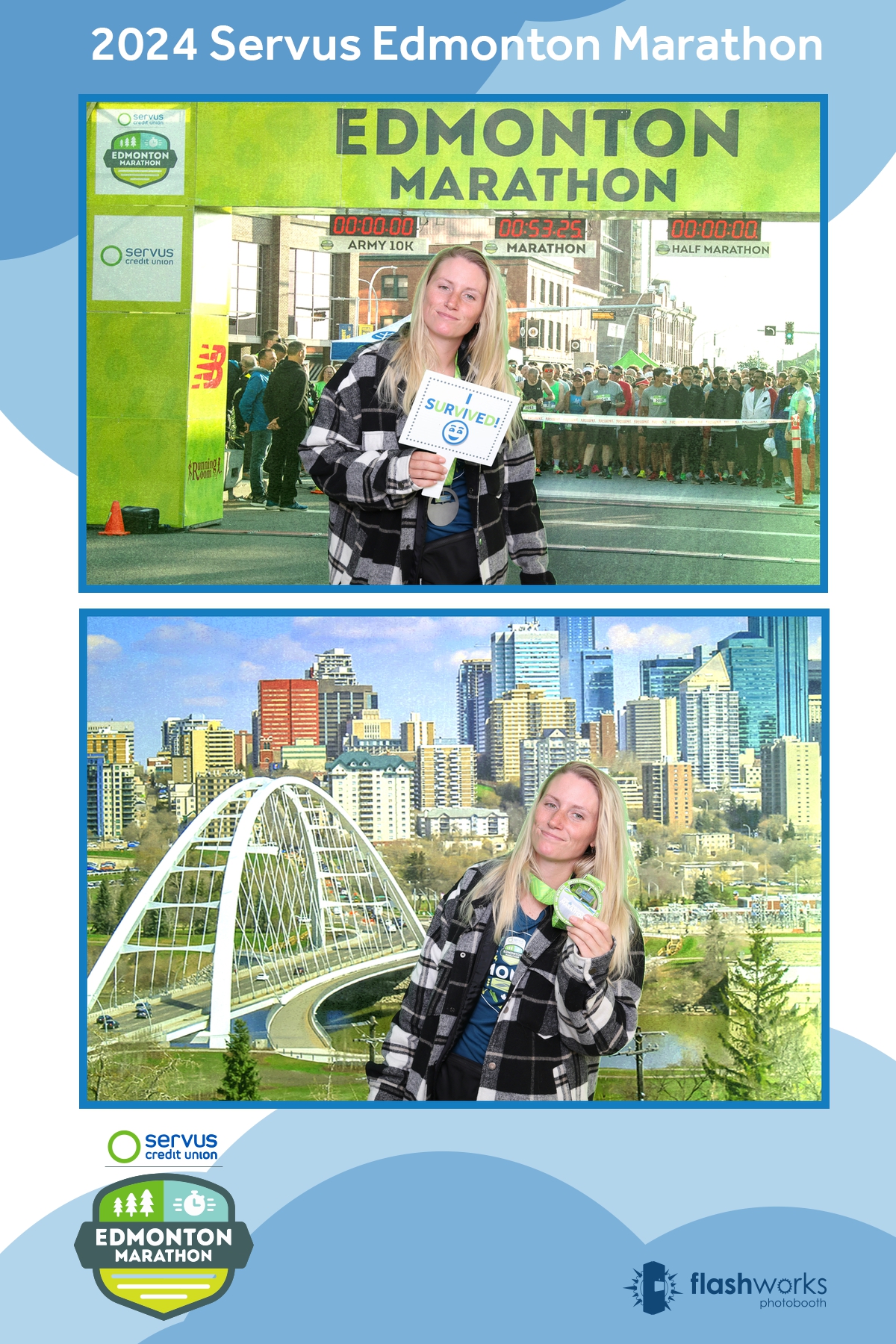 Servus Edmonton Marathon | View more photos from the event at gallery.flashworksphotobooth.com/u/FlashworksPhotoboothInc/Servus-Edmonton-Marathon-0