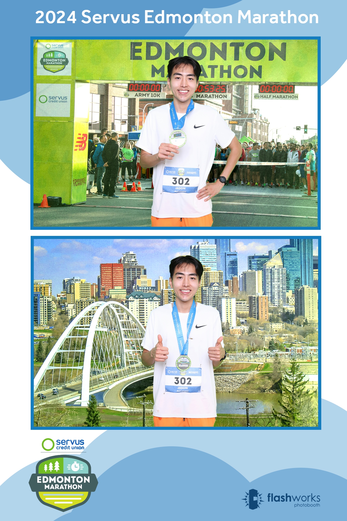 Servus Edmonton Marathon | View more photos from the event at gallery.flashworksphotobooth.com/u/FlashworksPhotoboothInc/Servus-Edmonton-Marathon-0