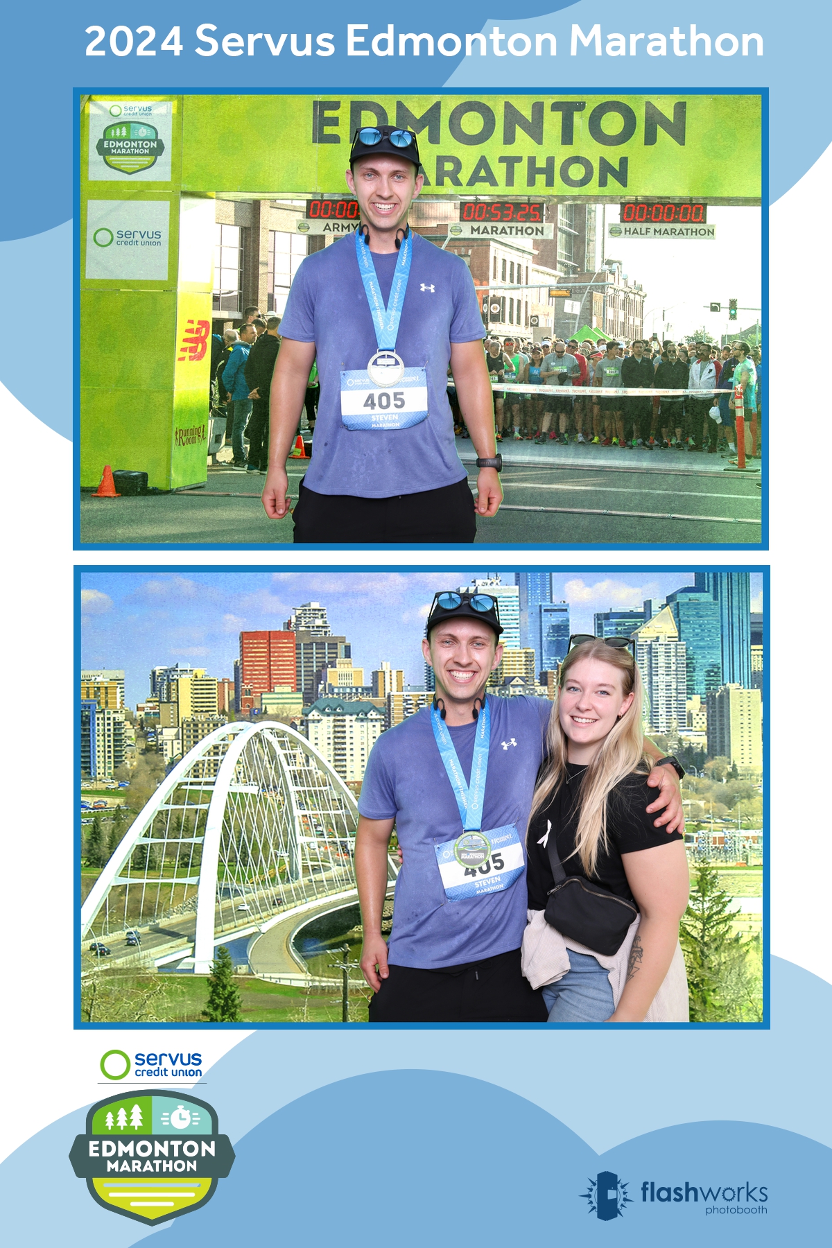 Servus Edmonton Marathon | View more photos from the event at gallery.flashworksphotobooth.com/u/FlashworksPhotoboothInc/Servus-Edmonton-Marathon-0