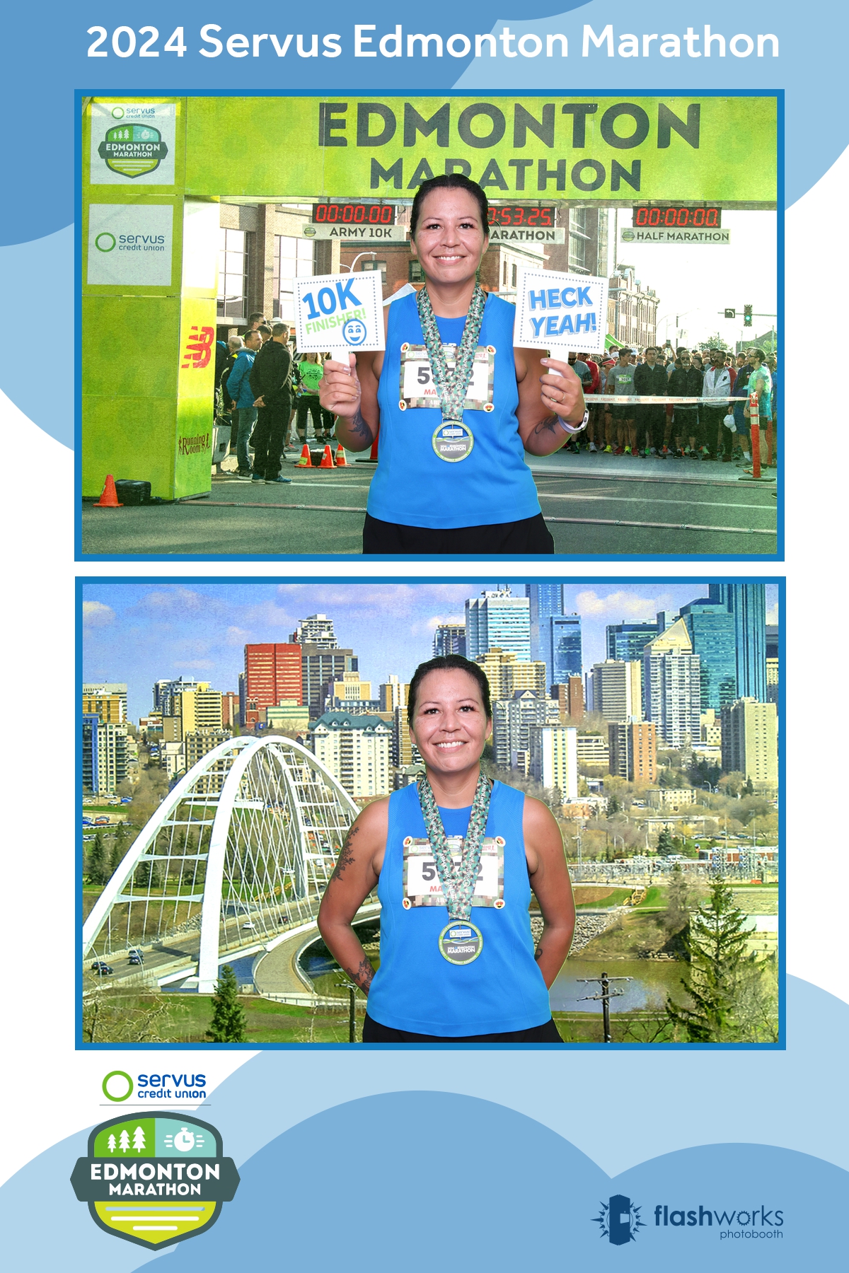Servus Edmonton Marathon | View more photos from the event at gallery.flashworksphotobooth.com/u/FlashworksPhotoboothInc/Servus-Edmonton-Marathon-0