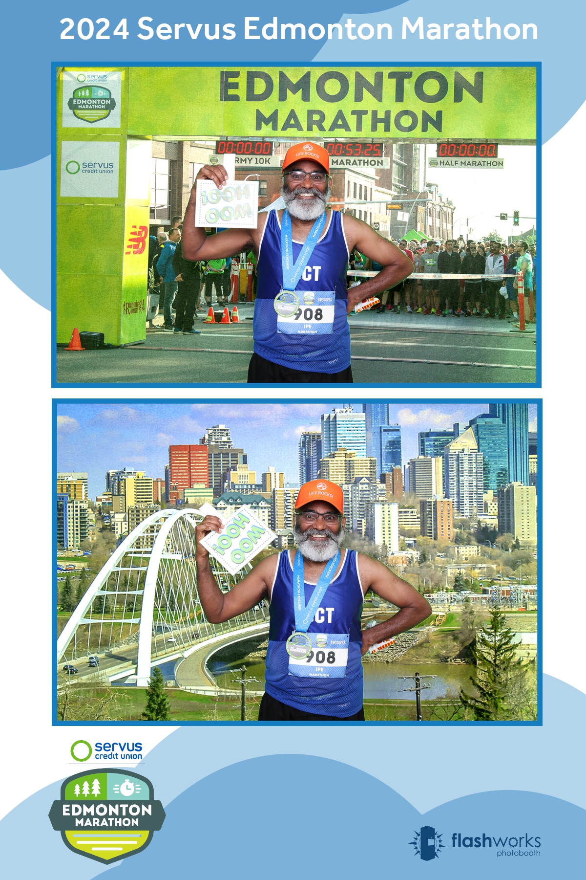 Servus Edmonton Marathon | View more photos from the event at gallery.flashworksphotobooth.com/u/FlashworksPhotoboothInc/Servus-Edmonton-Marathon-0