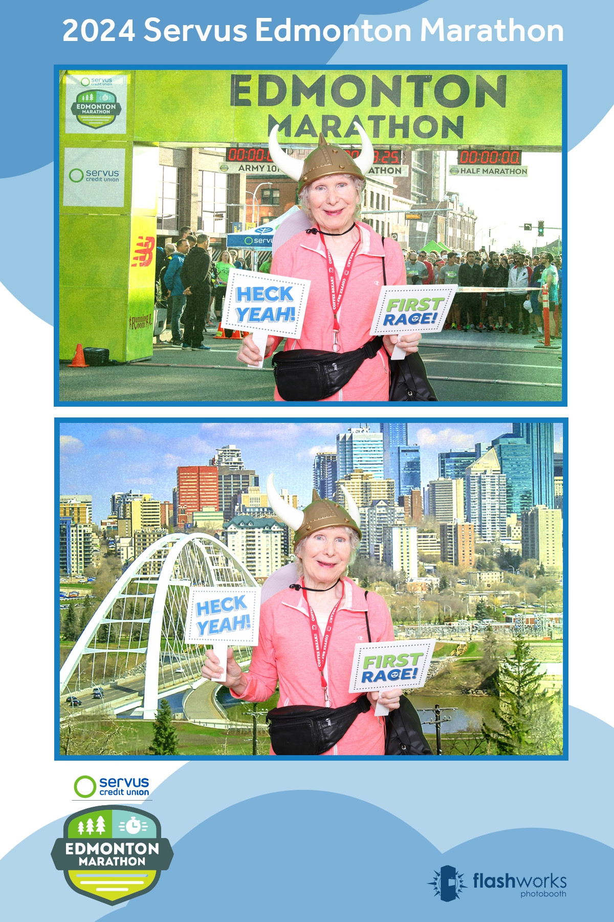 Servus Edmonton Marathon | View more photos from the event at gallery.flashworksphotobooth.com/u/FlashworksPhotoboothInc/Servus-Edmonton-Marathon-0