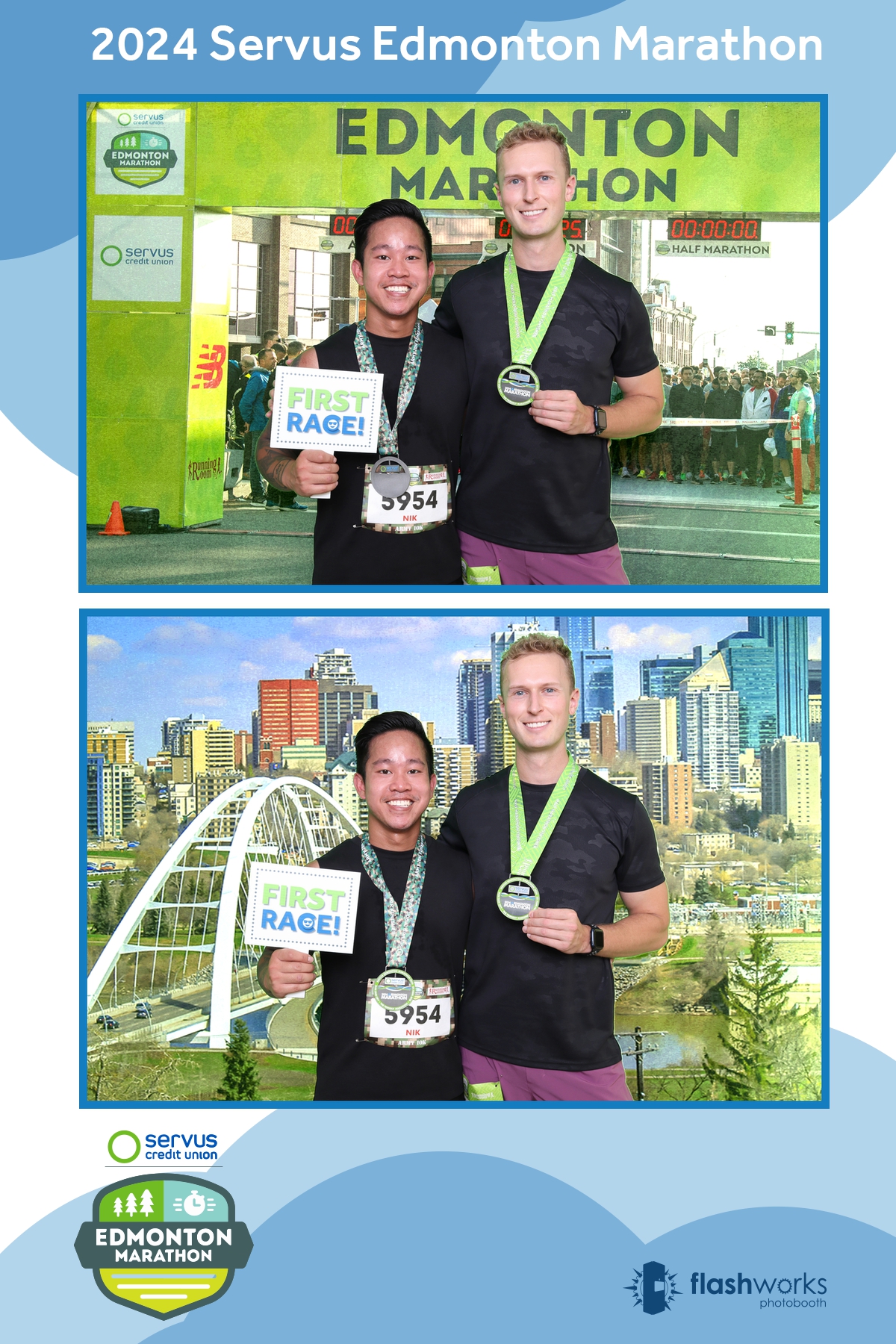 Servus Edmonton Marathon | View more photos from the event at gallery.flashworksphotobooth.com/u/FlashworksPhotoboothInc/Servus-Edmonton-Marathon-0