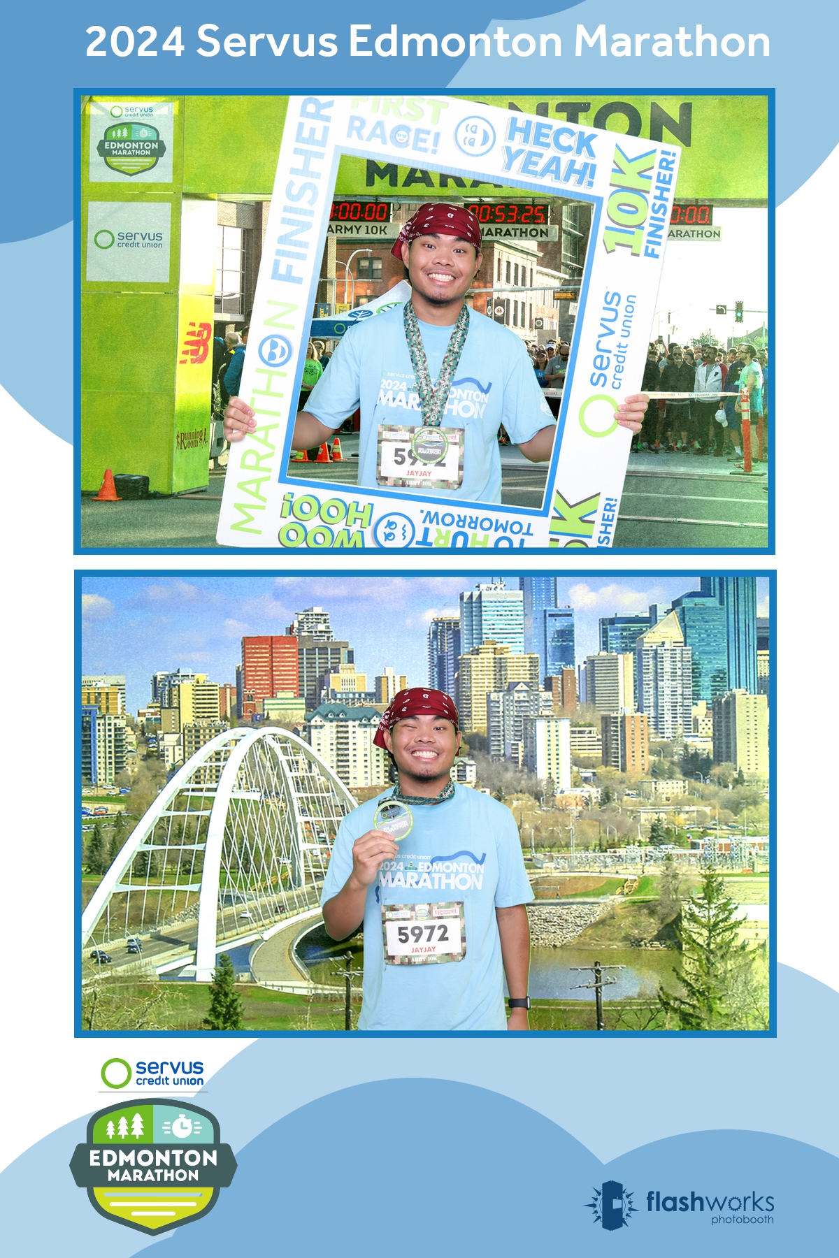 Servus Edmonton Marathon | View more photos from the event at gallery.flashworksphotobooth.com/u/FlashworksPhotoboothInc/Servus-Edmonton-Marathon-0