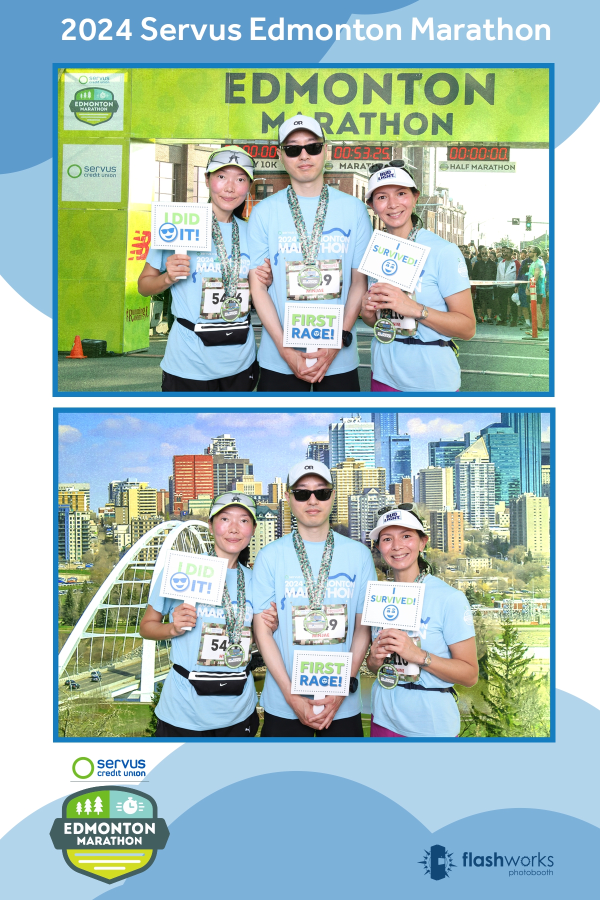Servus Edmonton Marathon | View more photos from the event at gallery.flashworksphotobooth.com/u/FlashworksPhotoboothInc/Servus-Edmonton-Marathon-0